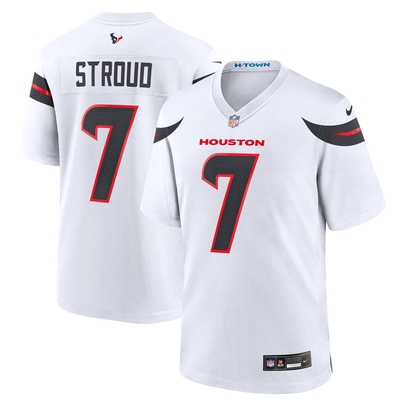 Houston Texans C.J. Stroud Nike White Game Jersey