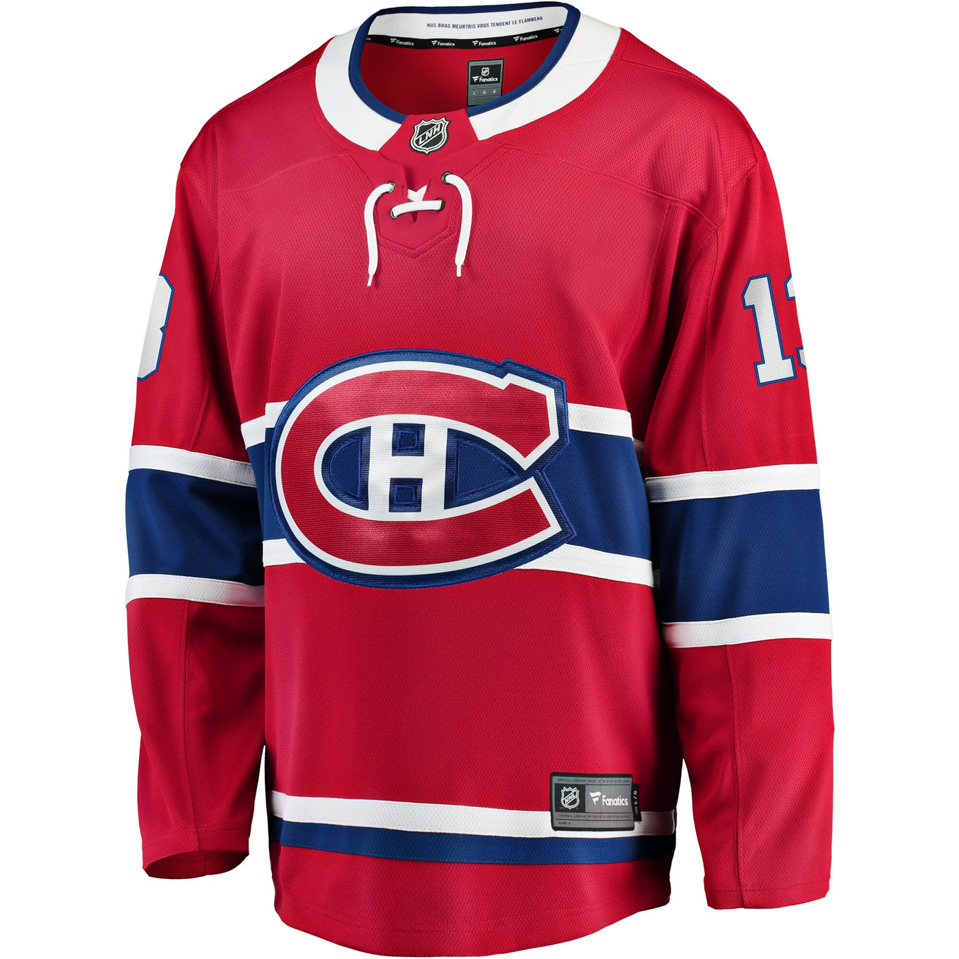Montreal Canadiens Cole Caufield Fanatics Red Home Premier Breakaway Player Jersey