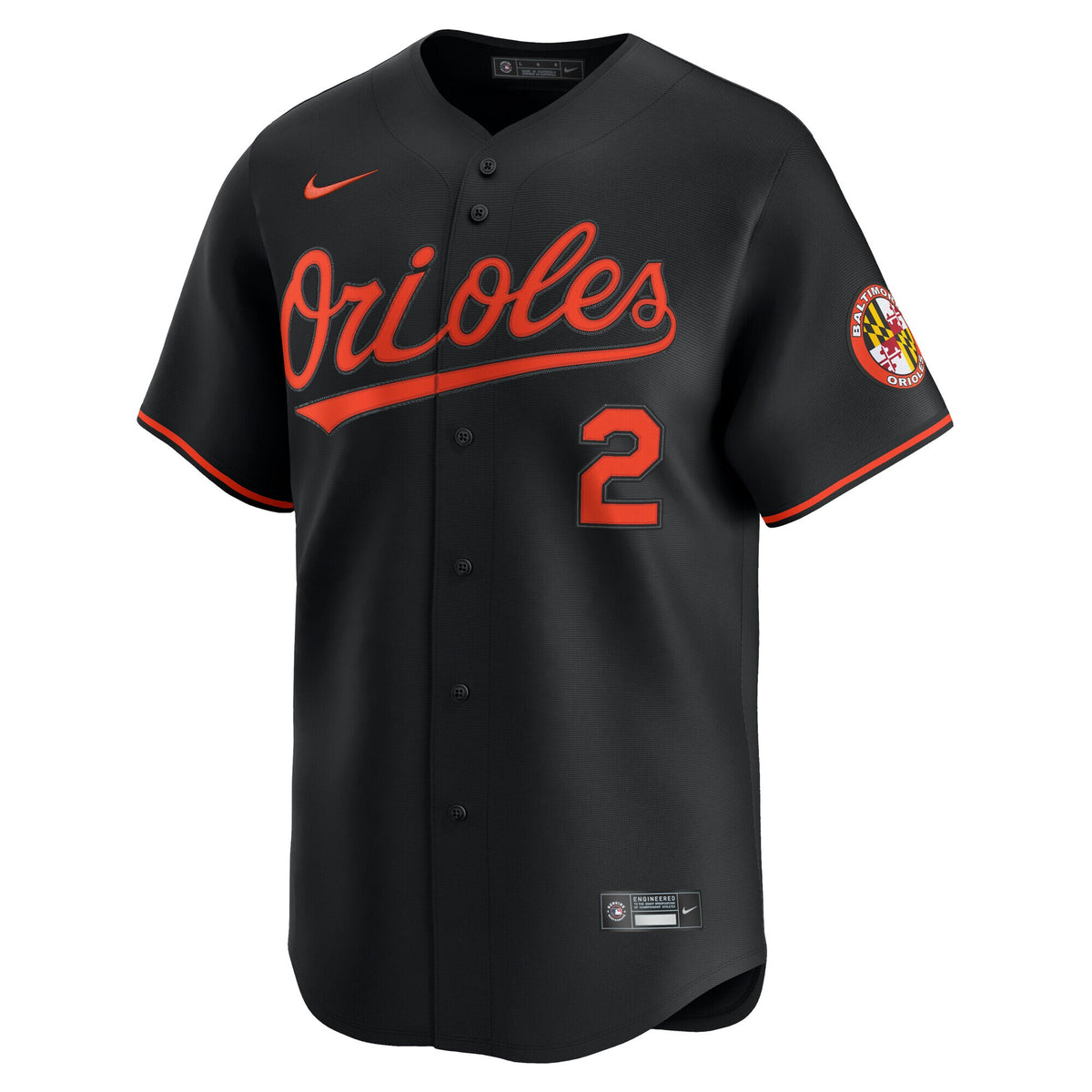 Baltimore Orioles Gunnar Henderson Black Alternate Limited Player Jersey