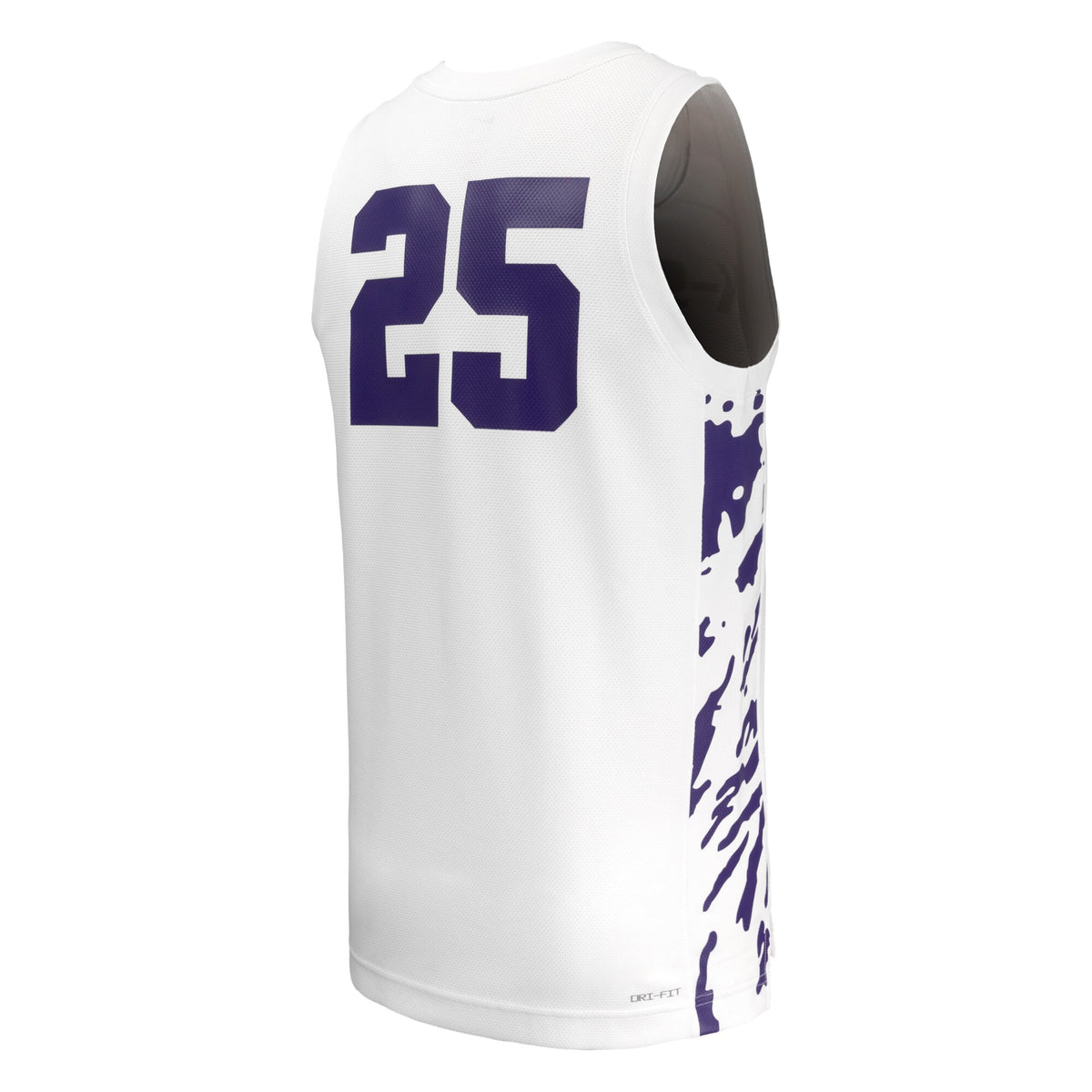 #25 Kansas State Wildcats Replica Basketball Jersey - White