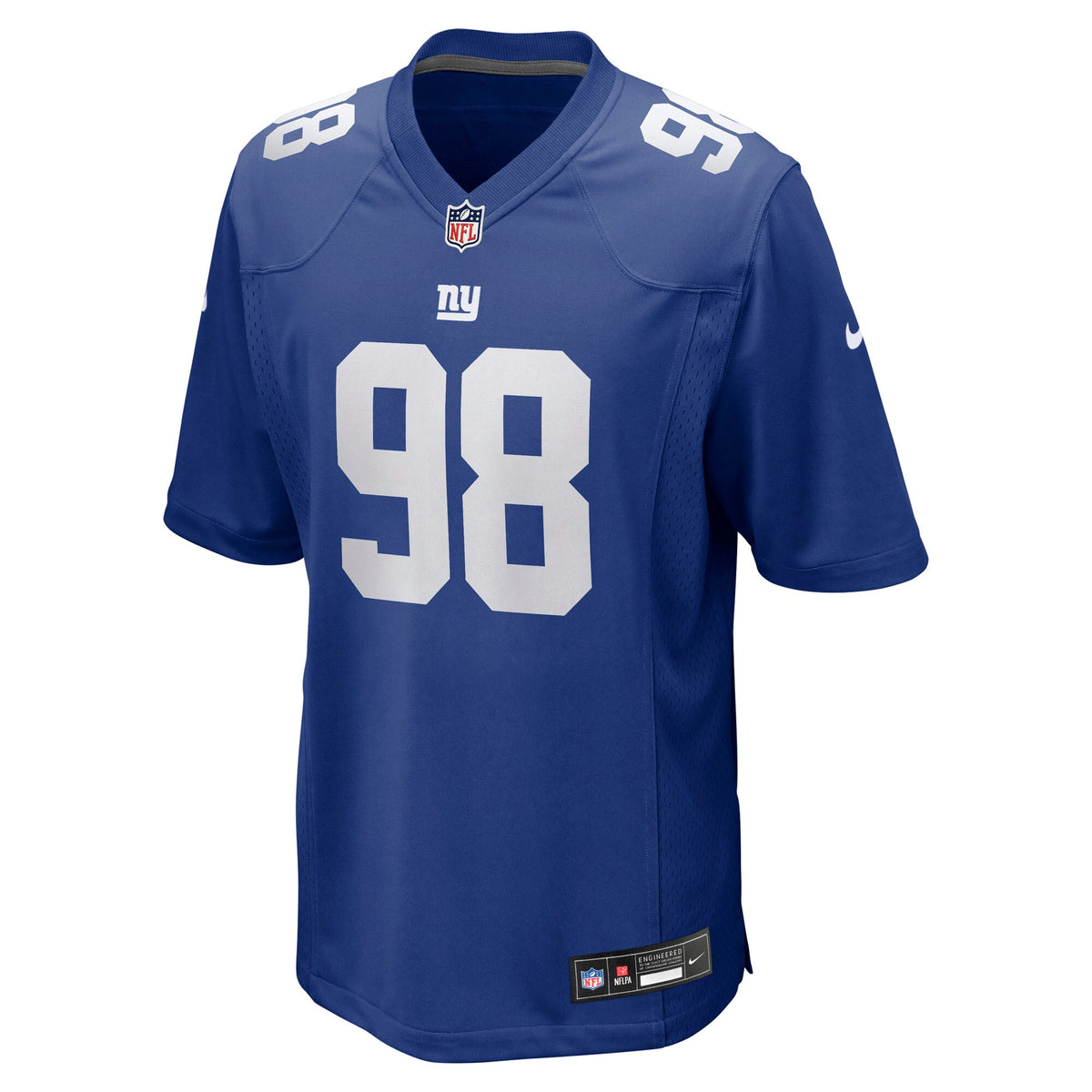 New York Giants D.J. Reader Royal Game Jersey