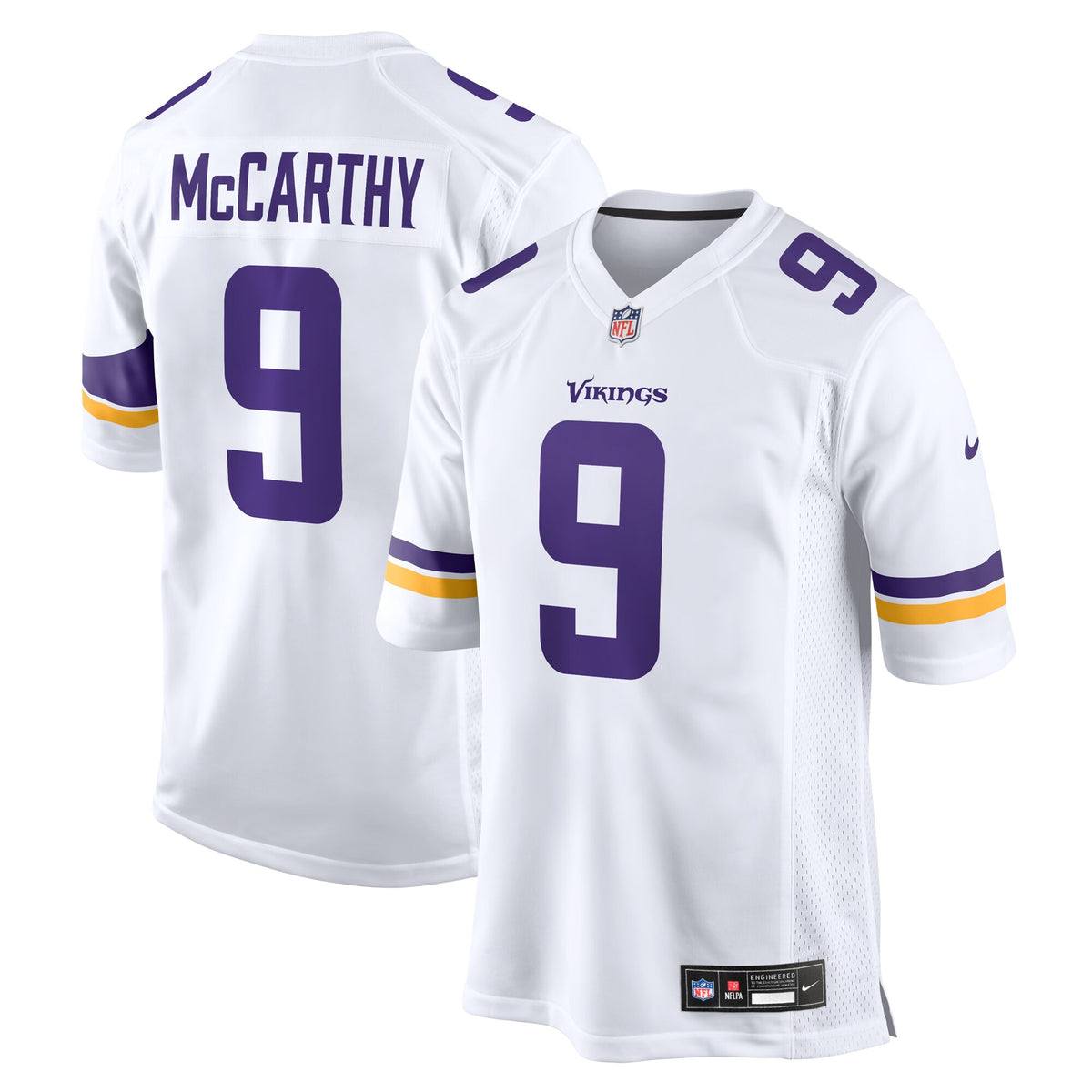 Minnesota Vikings J.J. McCarthy White Game Jersey