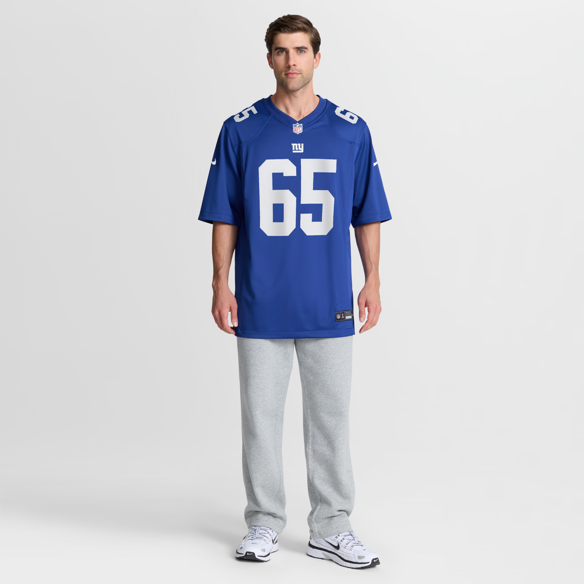 New York Giants Francis Mauigoa Royal 2026 NFL Draft First Round Pick No. 10 Team Game Jersey