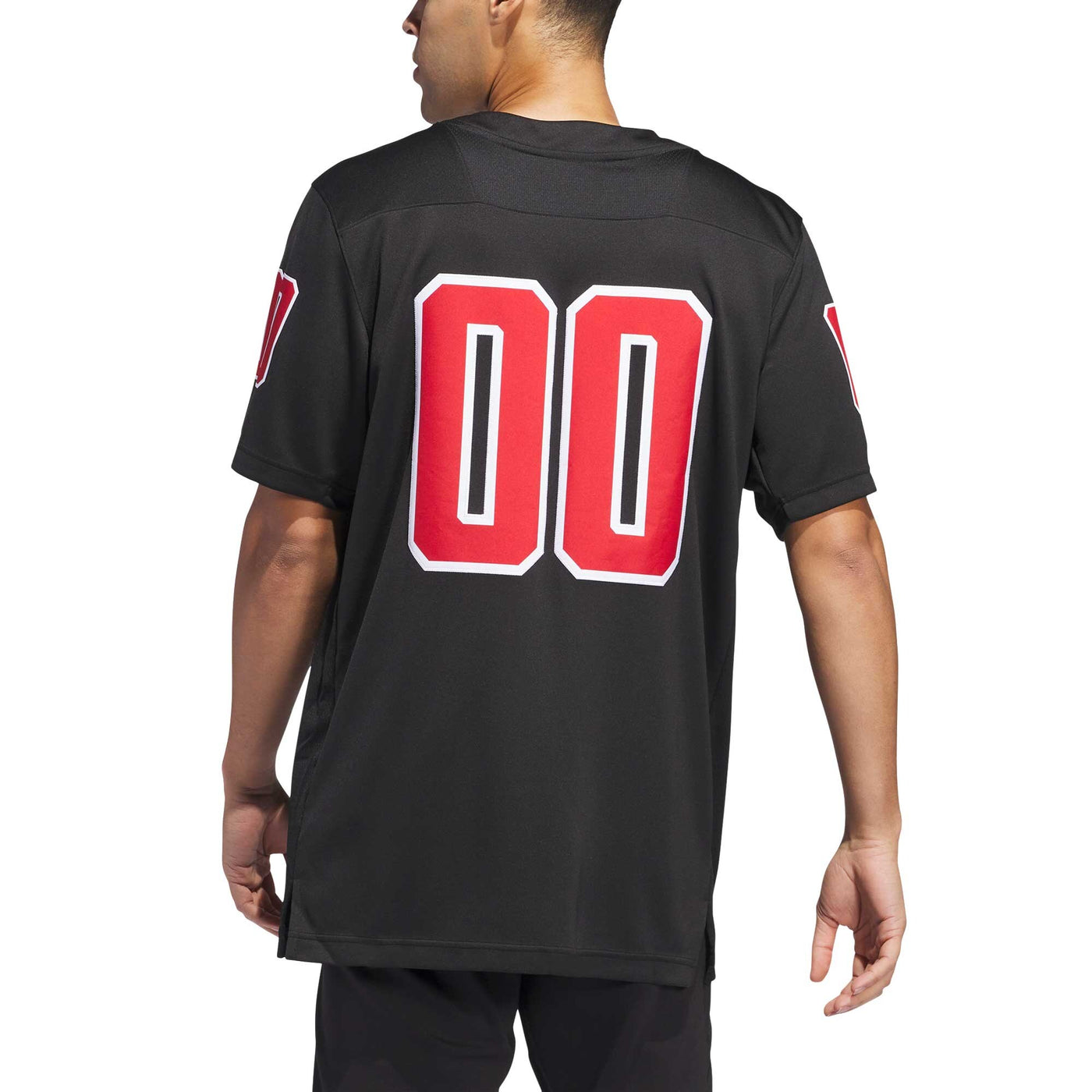adidas #00 Black NC State Wolfpack Premier Strategy Jersey