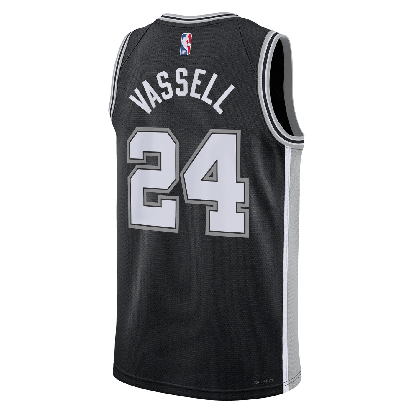 San Antonio Spurs Nike Icon Edition Swingman Jersey - Black - Devin Vassell