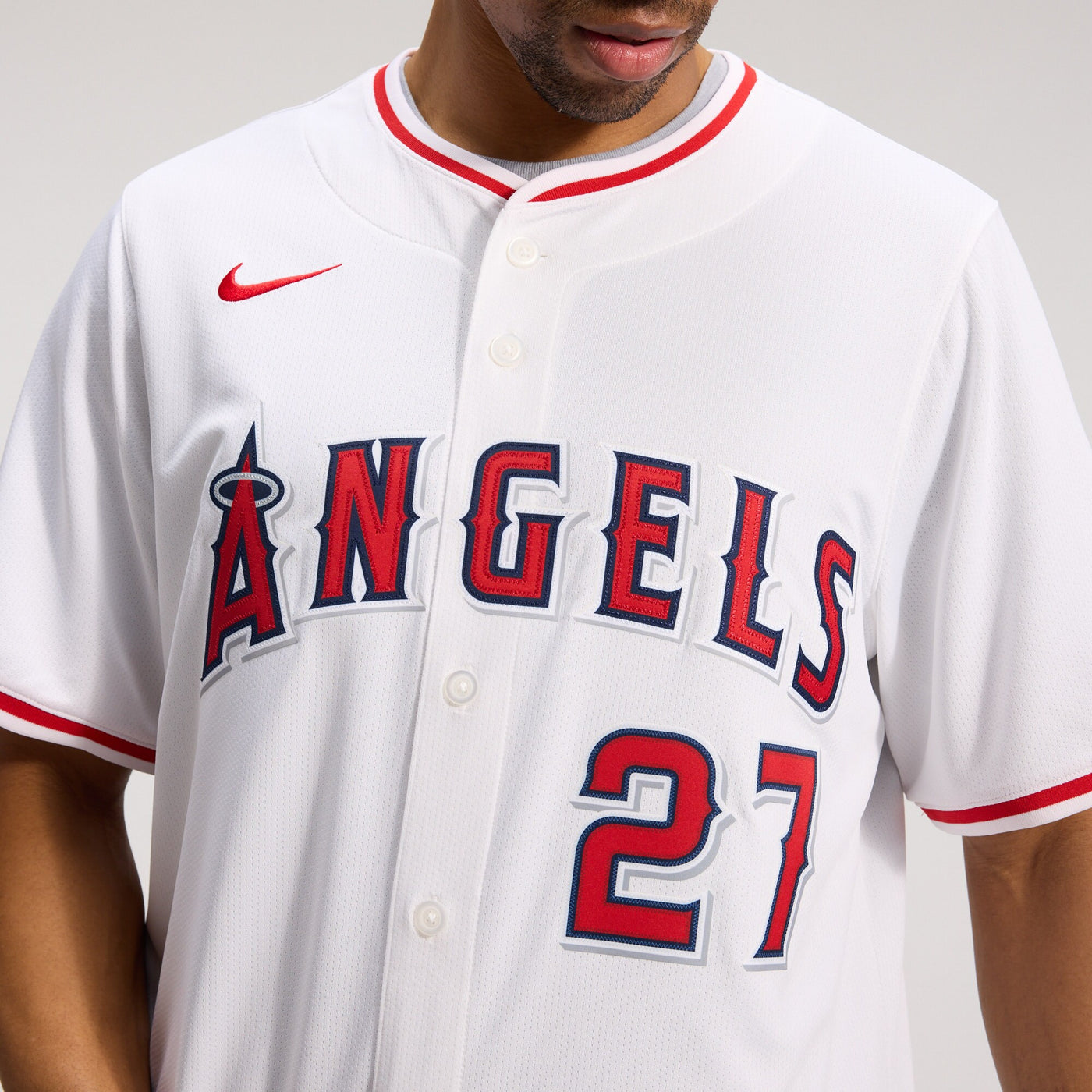 Los Angeles Angels Mike Trout Nike White Home Limited Player Jersey