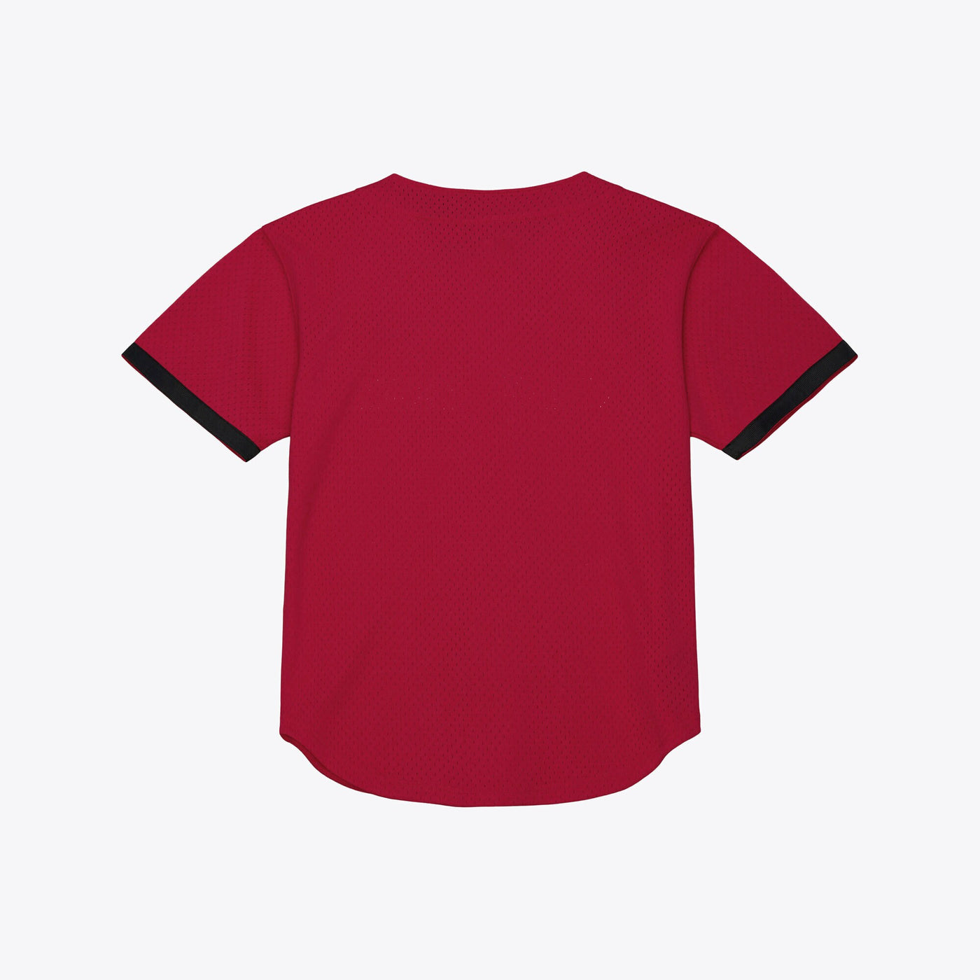 Mitchell & Ness Cardinal Arkansas Razorbacks Mesh Button-Up Batting Practice Baseball Jersey