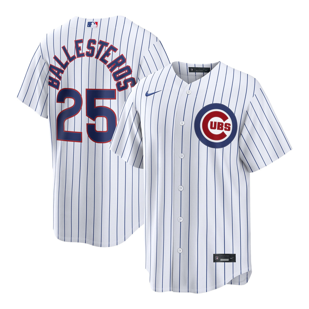 Chicago Cubs Moisés Ballesteros White Home Replica Jersey