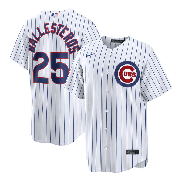 Chicago Cubs Moisés Ballesteros White Home Replica Jersey