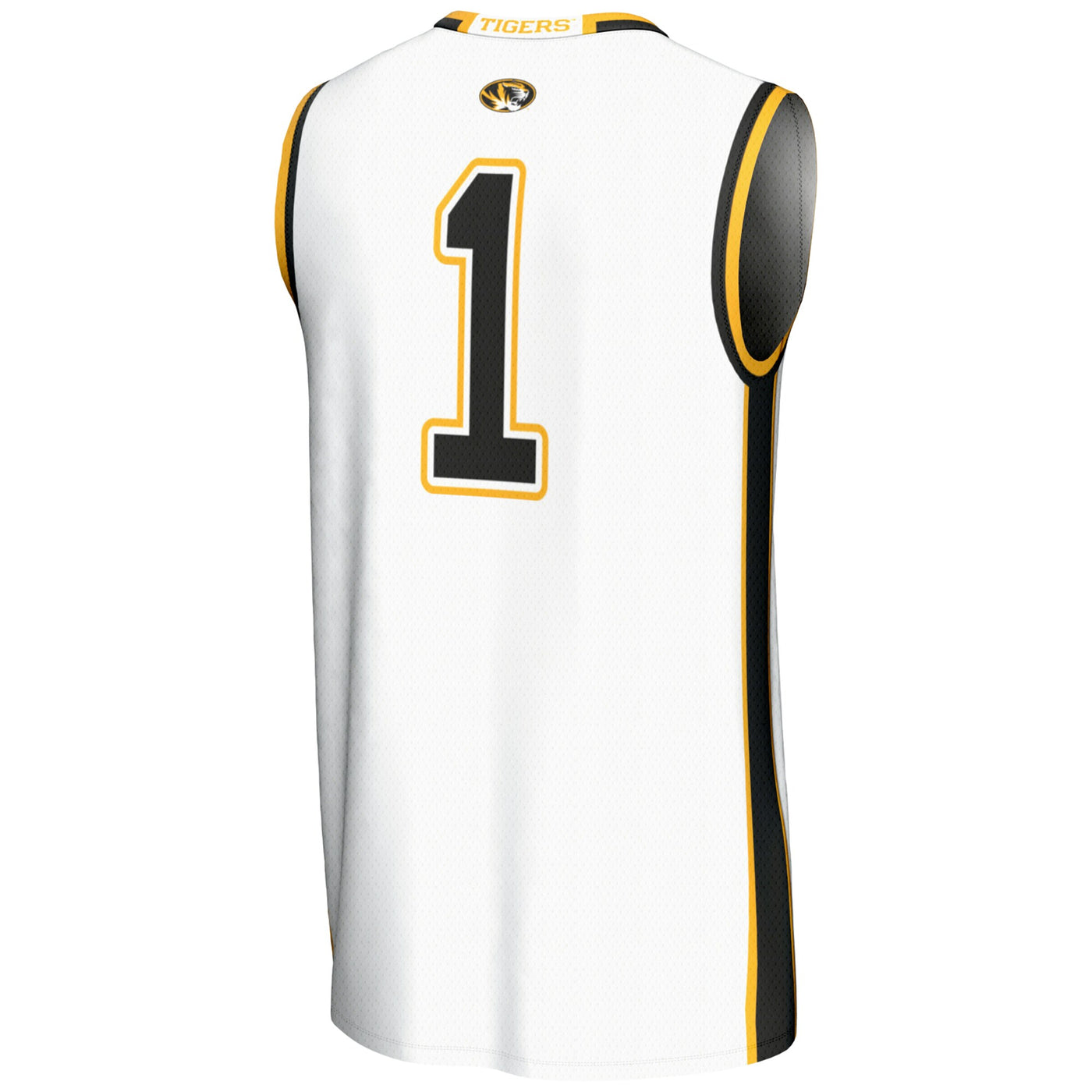 GameDay Greats #1 White Missouri Tigers Lightweight Basketball Jersey