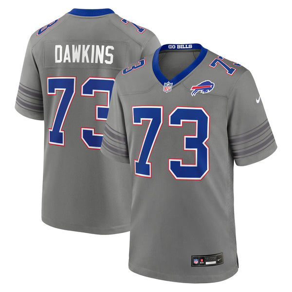 Buffalo Bills Dion Dawkins Nike Gray Nickel City Game Jersey