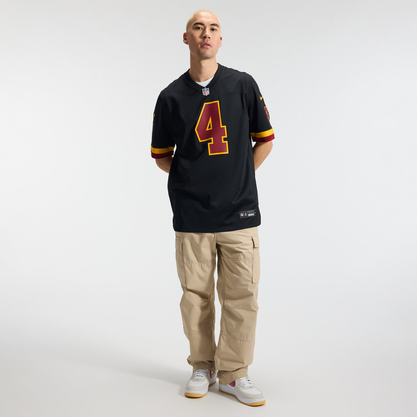 Washington Commanders Frankie Luvu Nike Black Hail Raiser Alternate Game Jersey