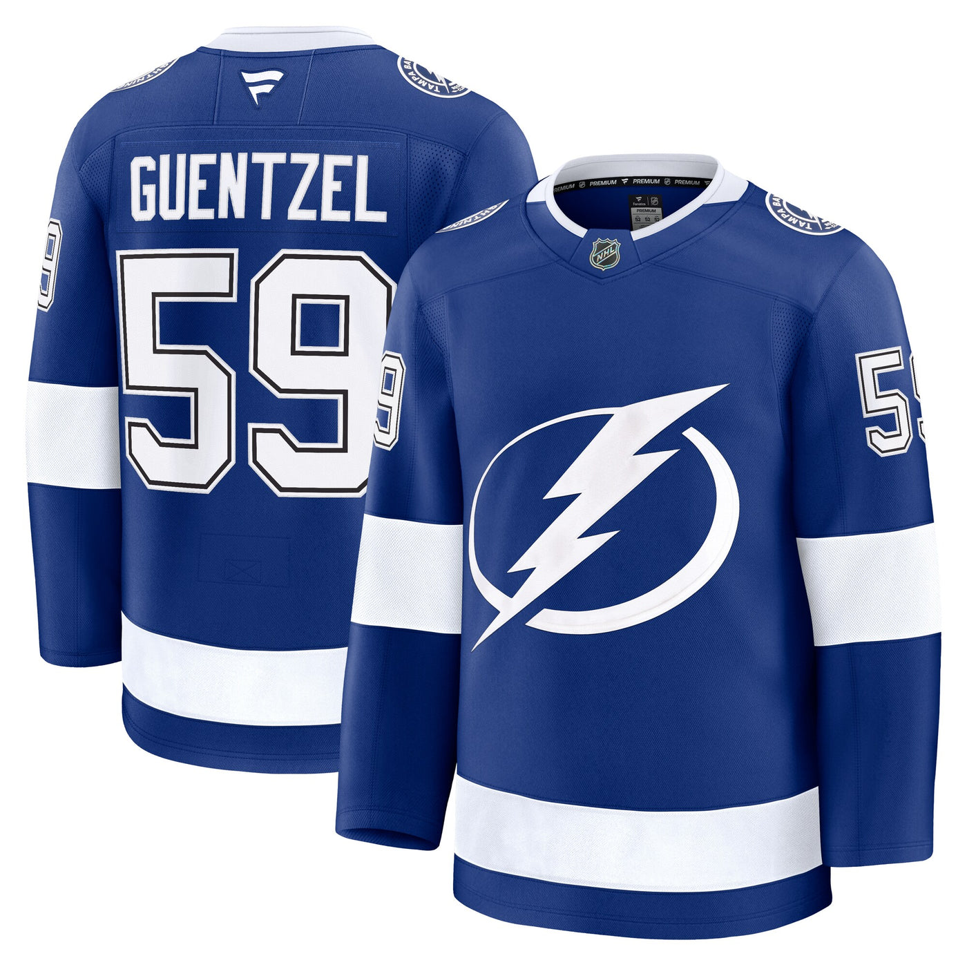 Tampa Bay Lightning Jake Guentzel Fanatics Blue Home Premium Jersey