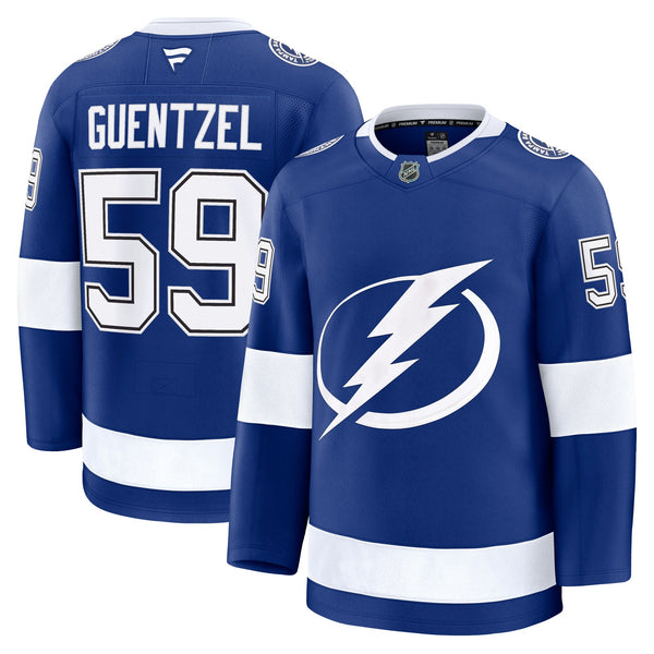 Tampa Bay Lightning Jake Guentzel Fanatics Blue Home Premium Jersey