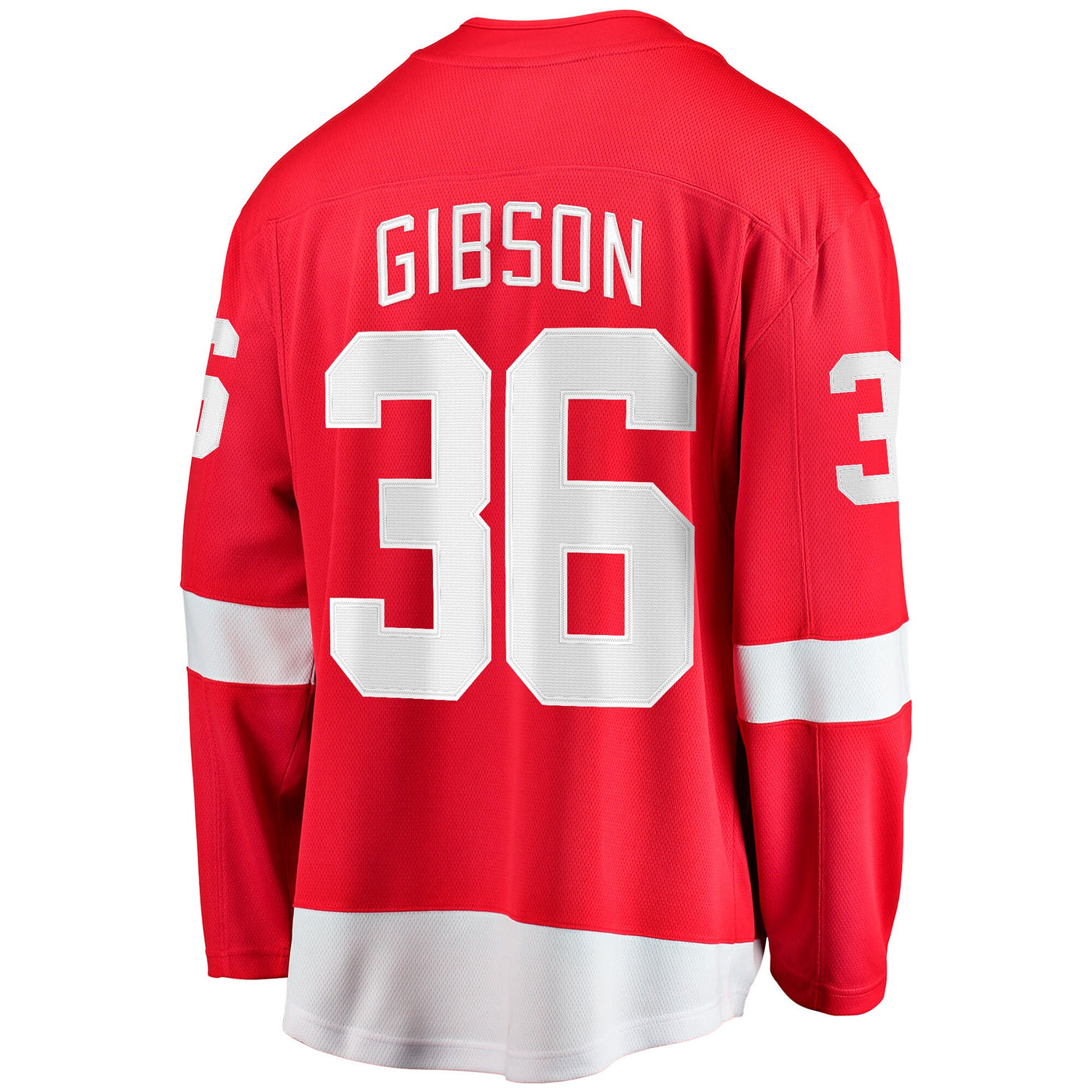 Detroit Red Wings John Gibson Fanatics Red Home Breakaway Jersey