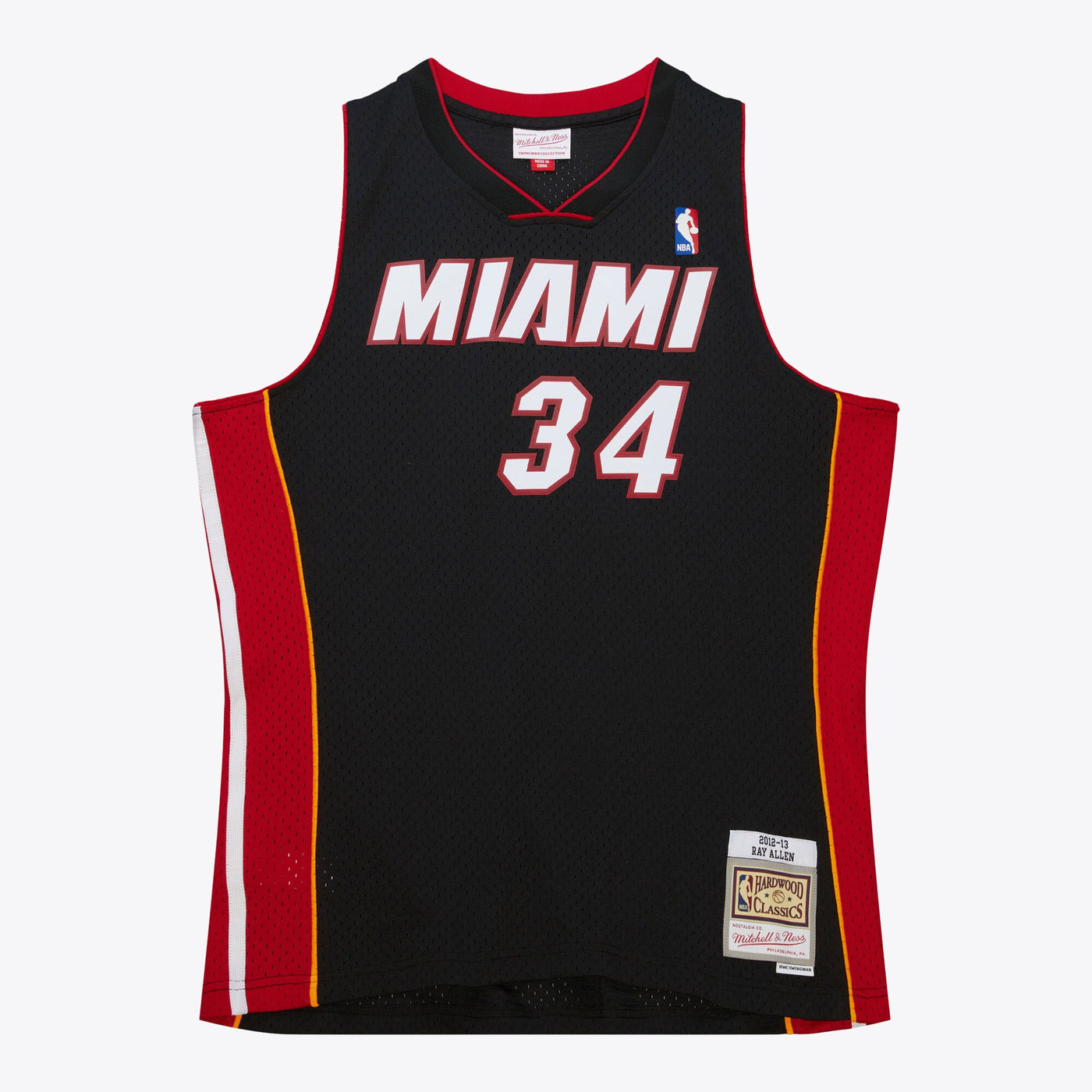 Miami Heat Mitchell & Ness Ray Allen 2012 Authentic Jersey - Black