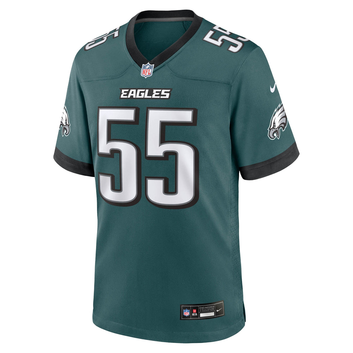 Philadelphia Eagles Brandon Graham Midnight Green Team Game Jersey
