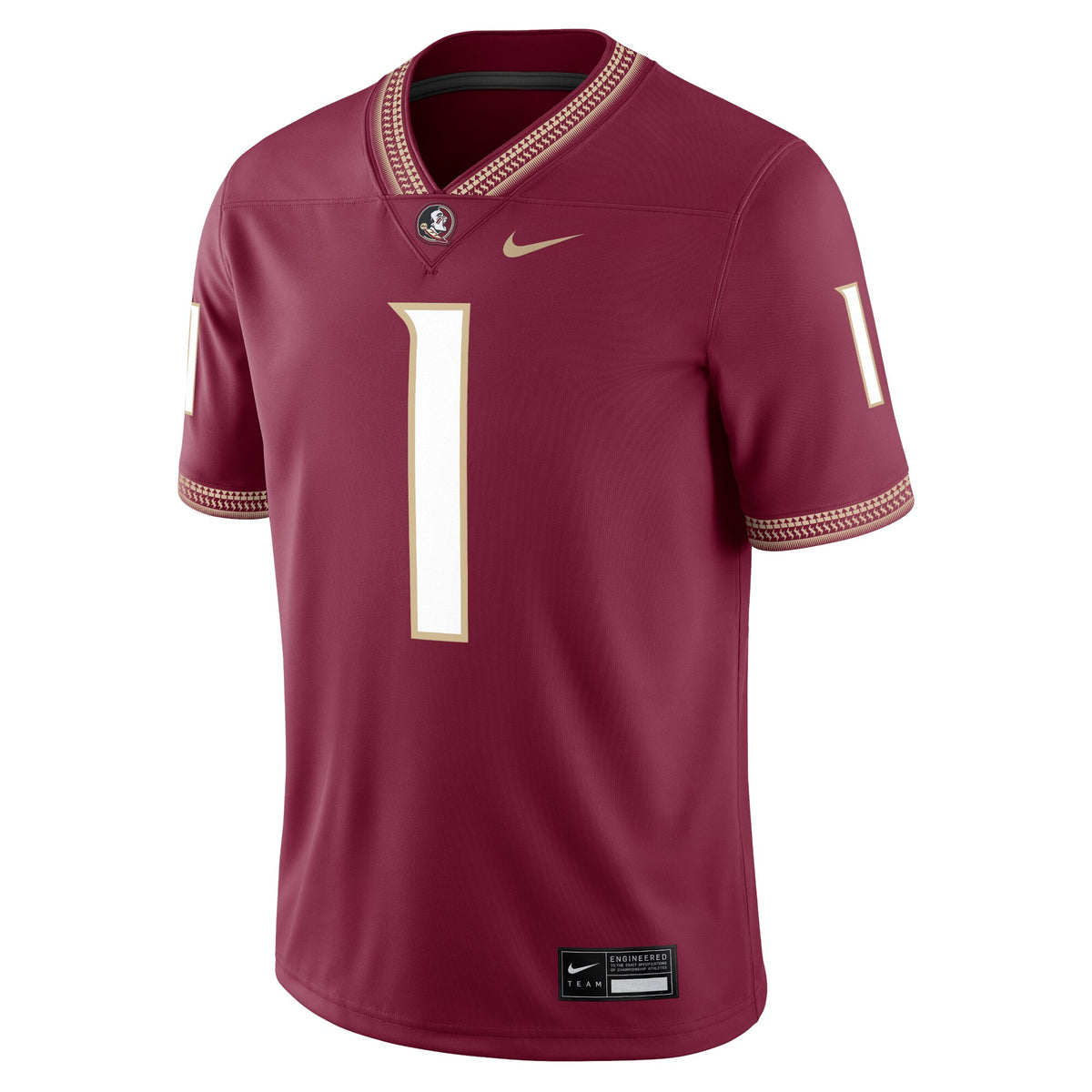 #1 Florida State Seminoles Game Jersey - Garnet
