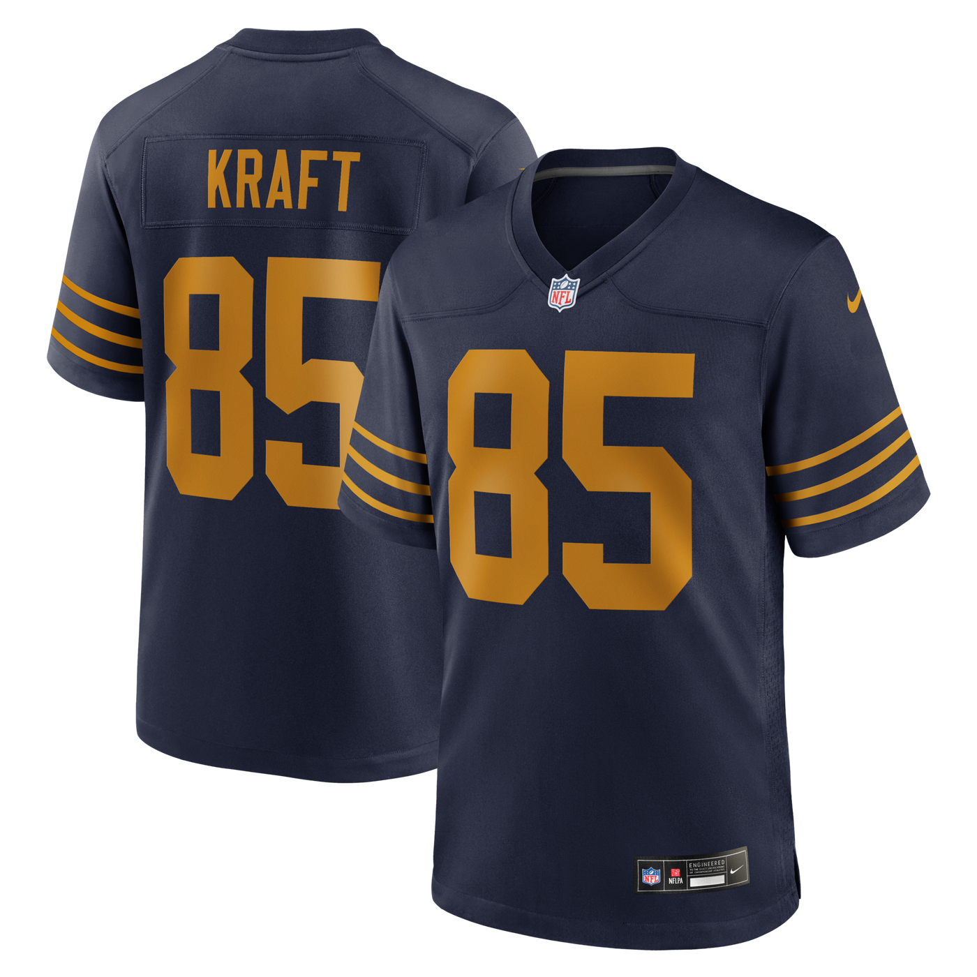 Green Bay Packers Tucker Kraft Nike Navy Alternate Game Jersey