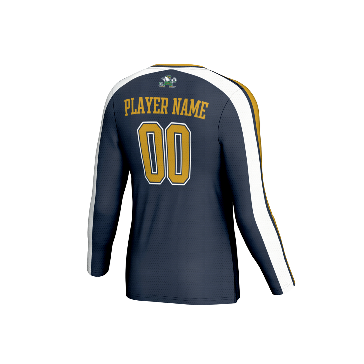 Notre Dame Fighting Irish GameDay Greats NIL Pick-A-Player Lightweight Collegiate Volleyball Fashion Jersey - Navy