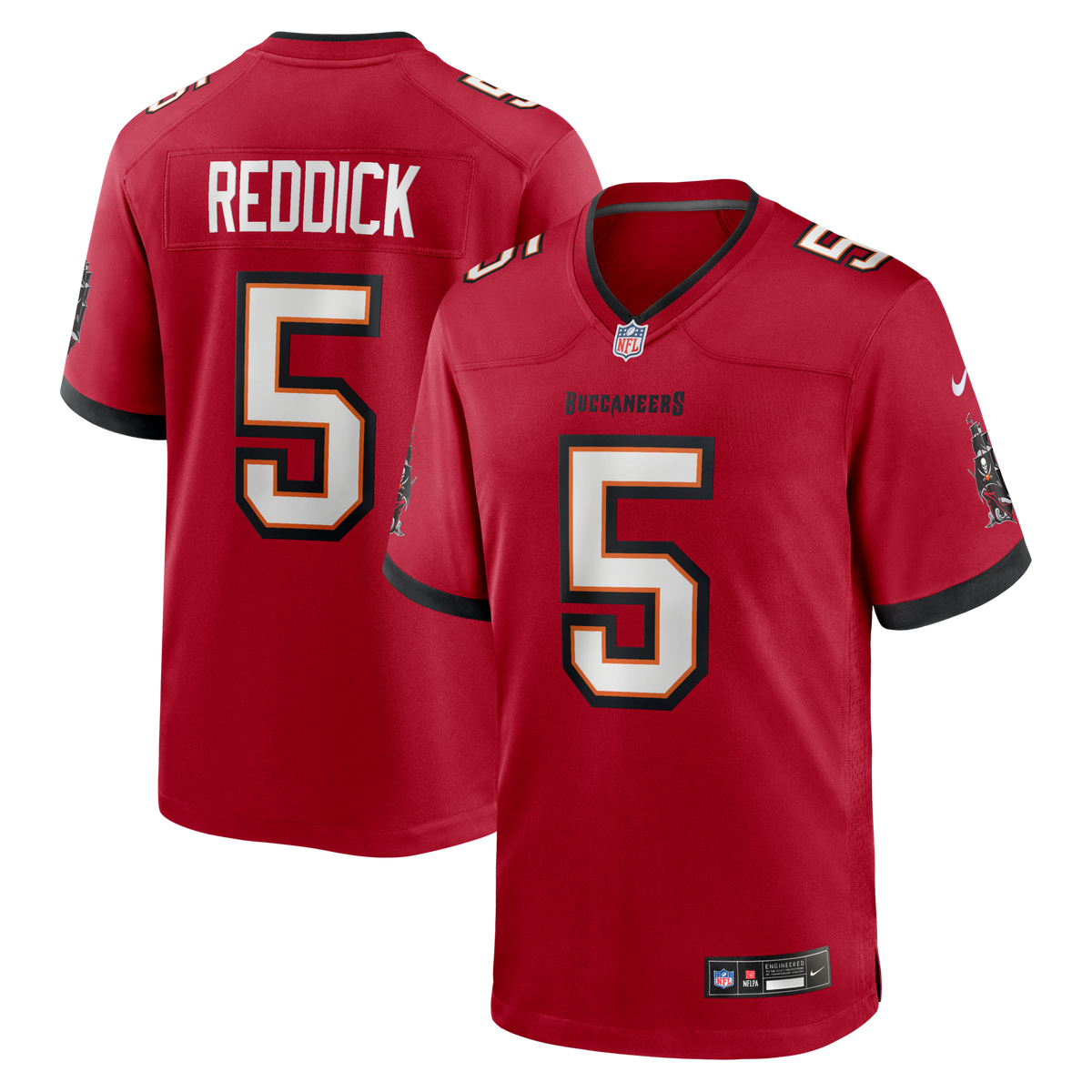 Tampa Bay Buccaneers Haason Reddick Red Team Game Jersey