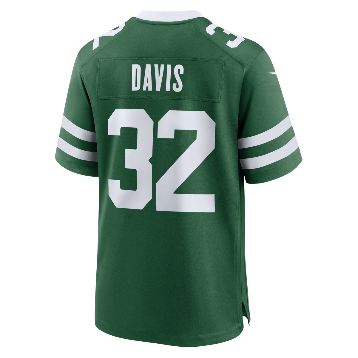 New York Jets Isaiah Davis Legacy Green Team Game Jersey