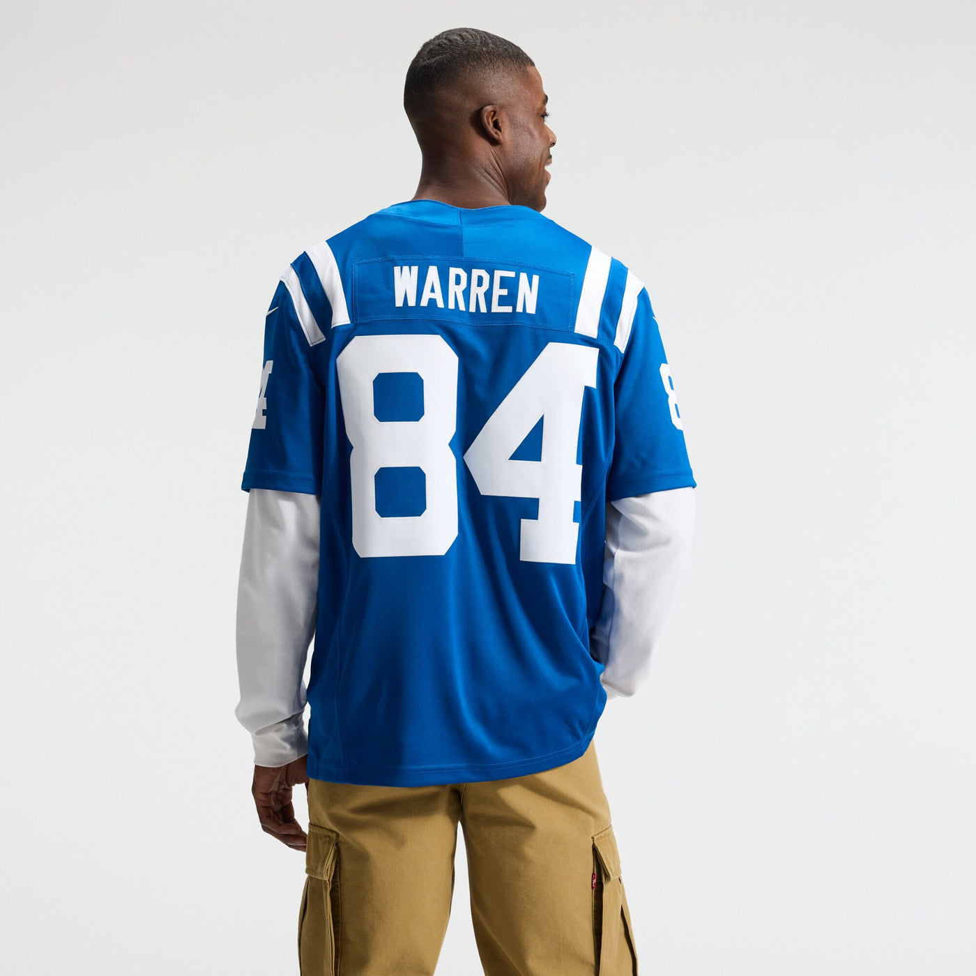 Indianapolis Colts Tyler Warren Nike Royal Team Vapor F.U.S.E. Stitched Limited Jersey