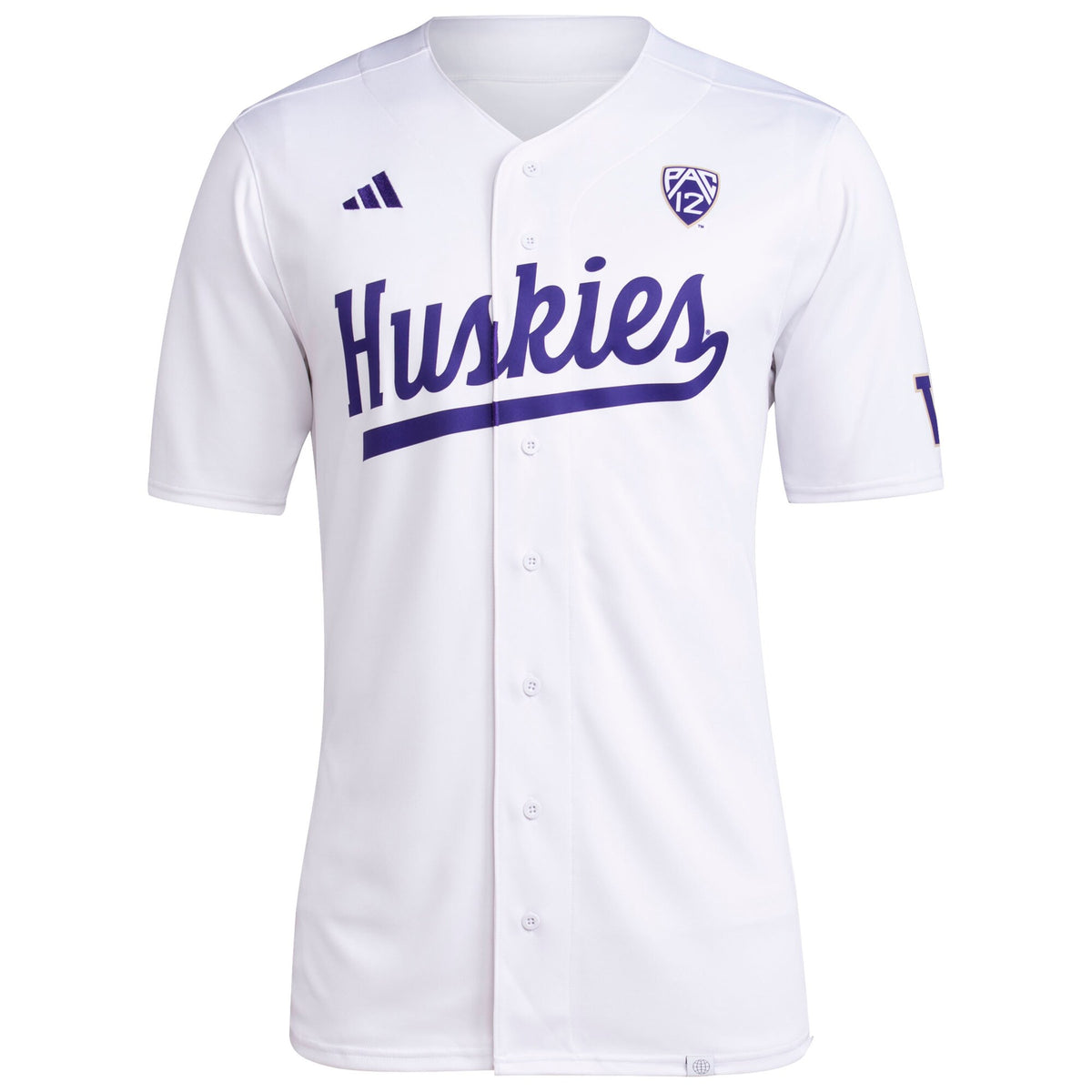 Washington Huskies Team Baseball Jersey - White