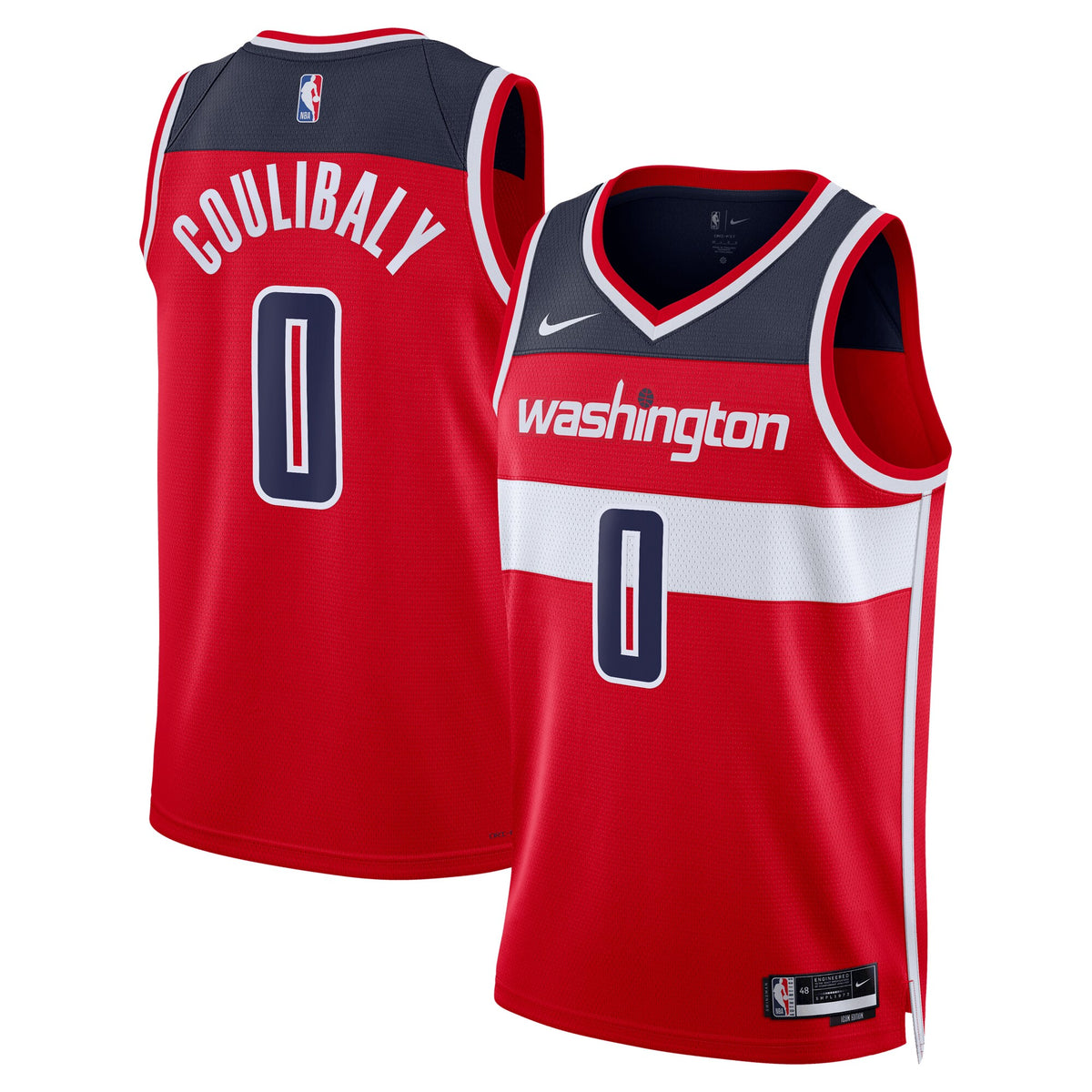 Washington Wizards Icon Edition Swingman Jersey - Red - Bilal Coulibaly -