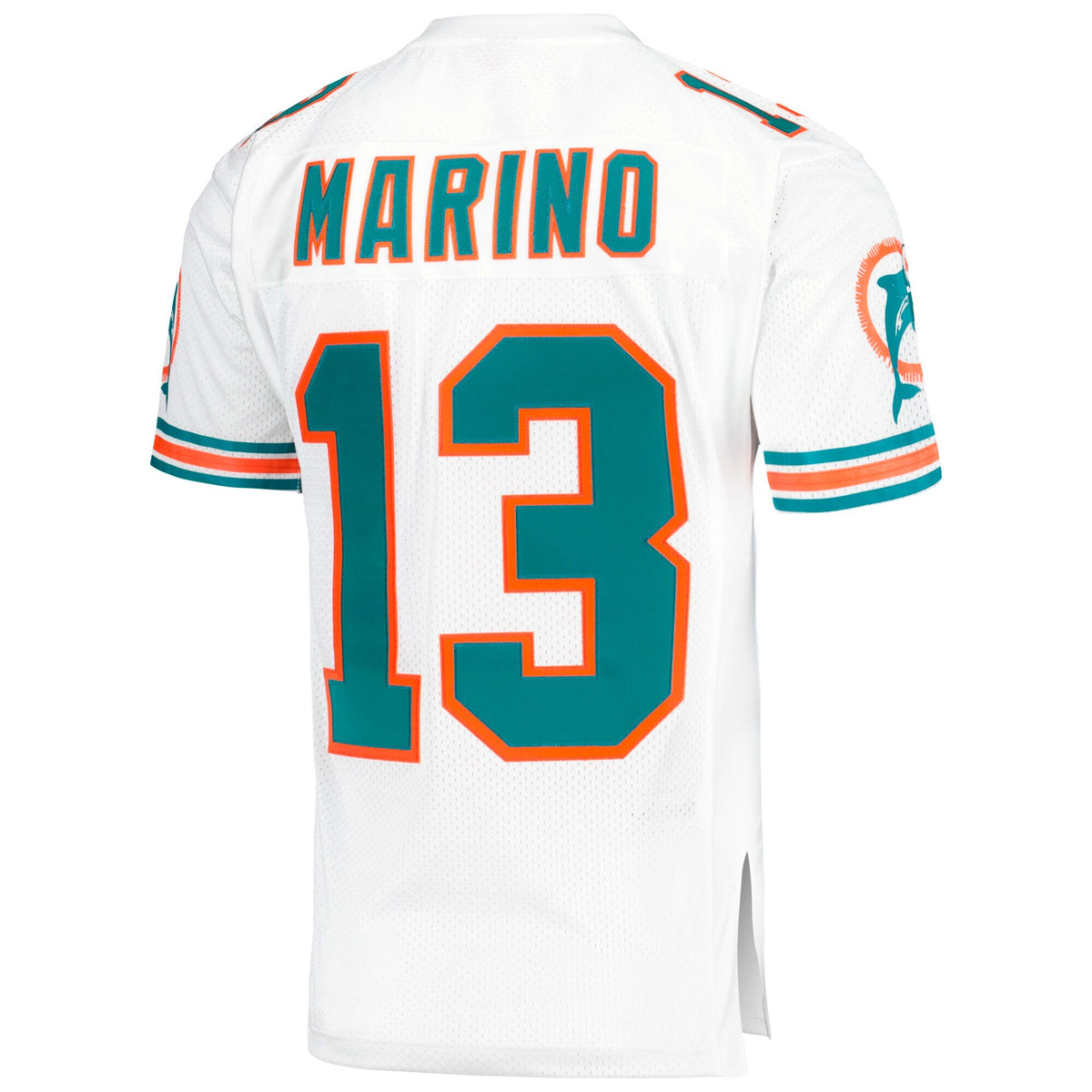 Miami Dolphins 1995 Dan Marino Mitchell & Ness White Authentic Throwback Retired Player Pocket Jersey