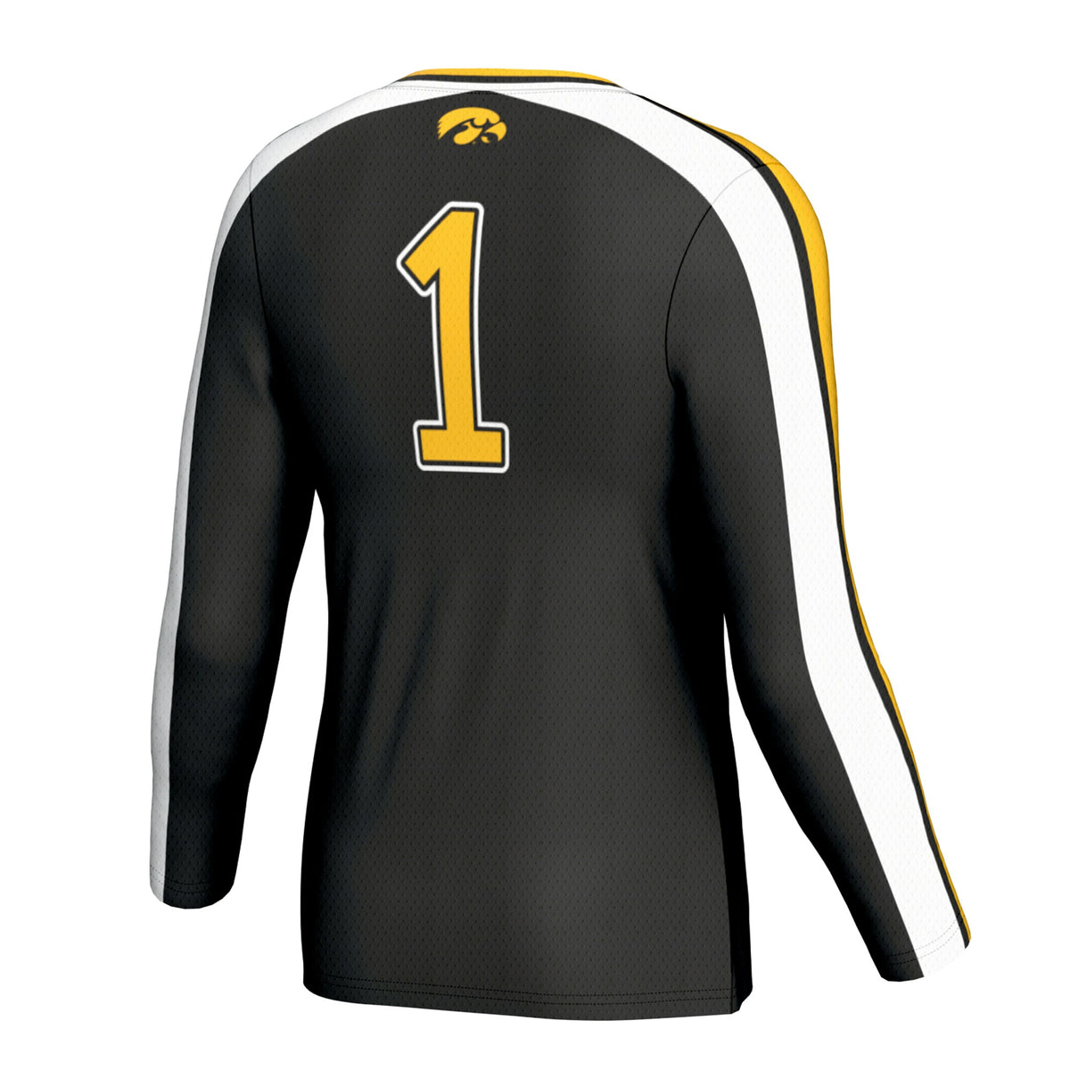 Iowa Hawkeyes GameDay Greats Lightweight Collegiate Volleyball Fashion Jersey - Black