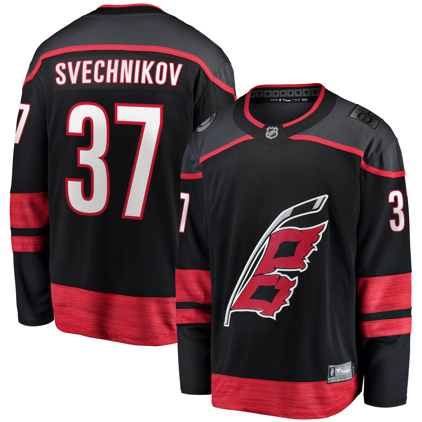 Carolina Hurricanes Andrei Svechnikov Fanatics Black Home Breakaway Jersey