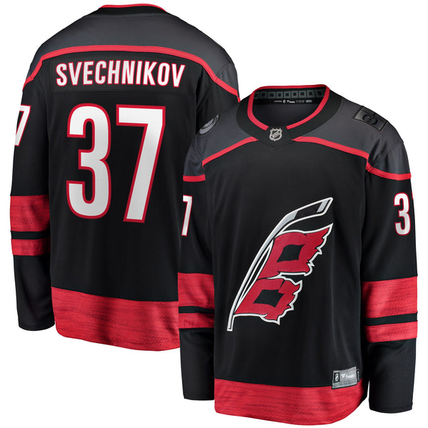 Carolina Hurricanes Andrei Svechnikov Fanatics Black Home Breakaway Jersey