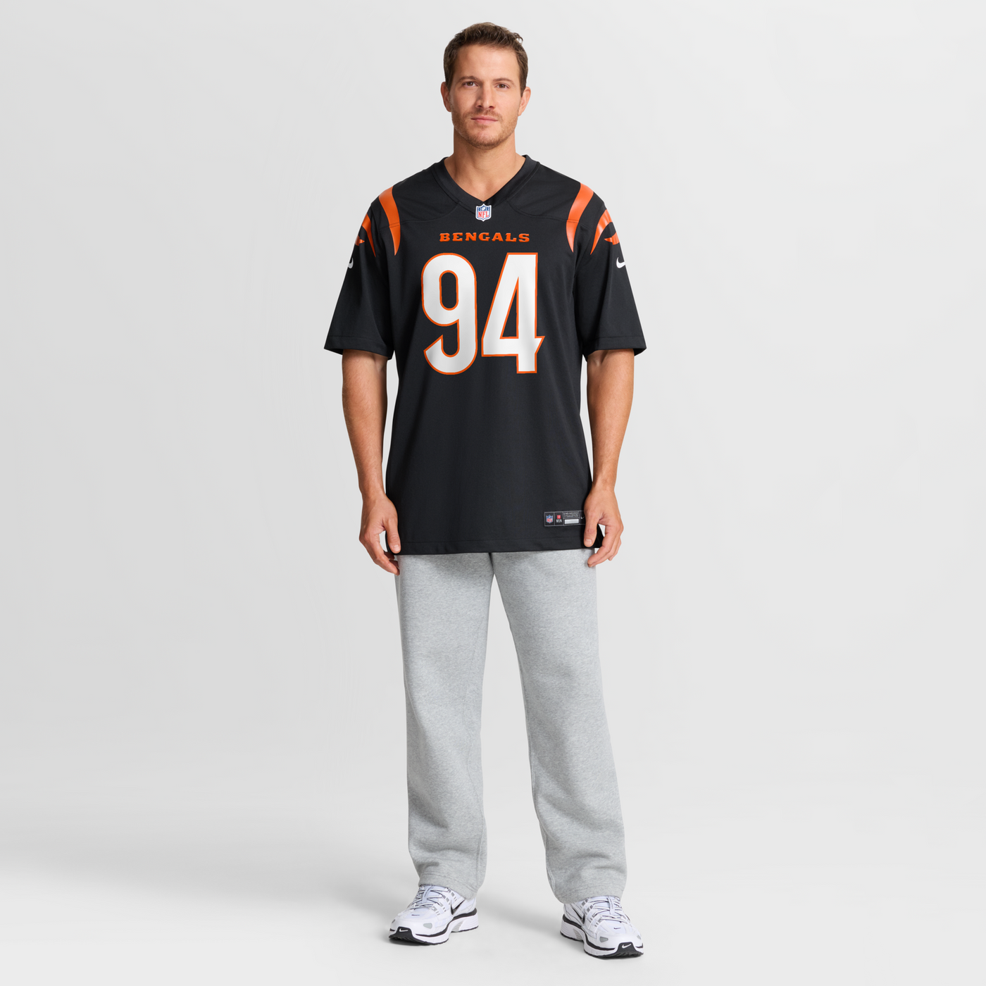 Cincinnati Bengals Sam Hubbard Nike Black Player Game Jersey