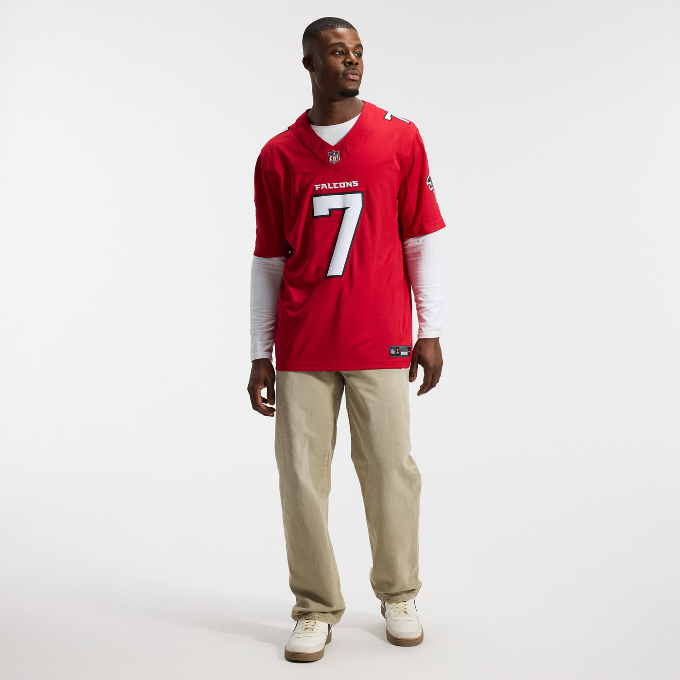 Atlanta Falcons Bijan Robinson Nike Red Team Vapor F.U.S.E. Stitched Limited Jersey