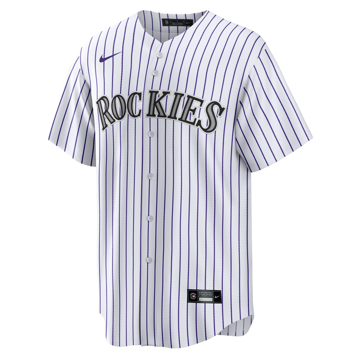 Colorado Rockies Charlie Blackmon White Home Replica Player Name Jersey