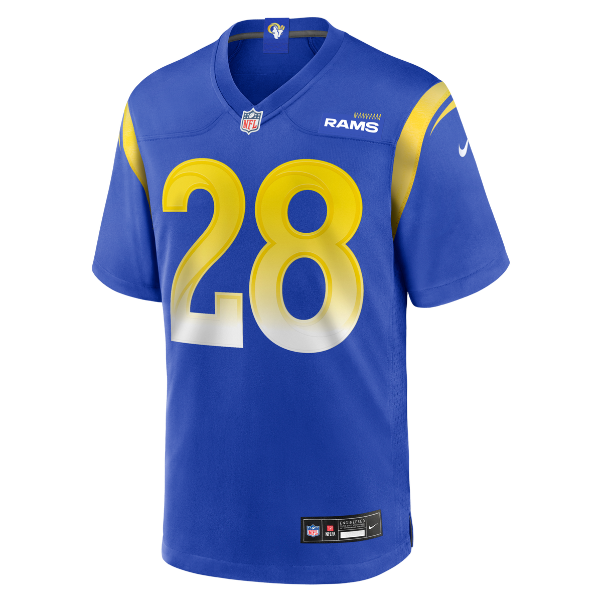 Los Angeles Rams Marshall Faulk Royal Game Retired Player Jersey