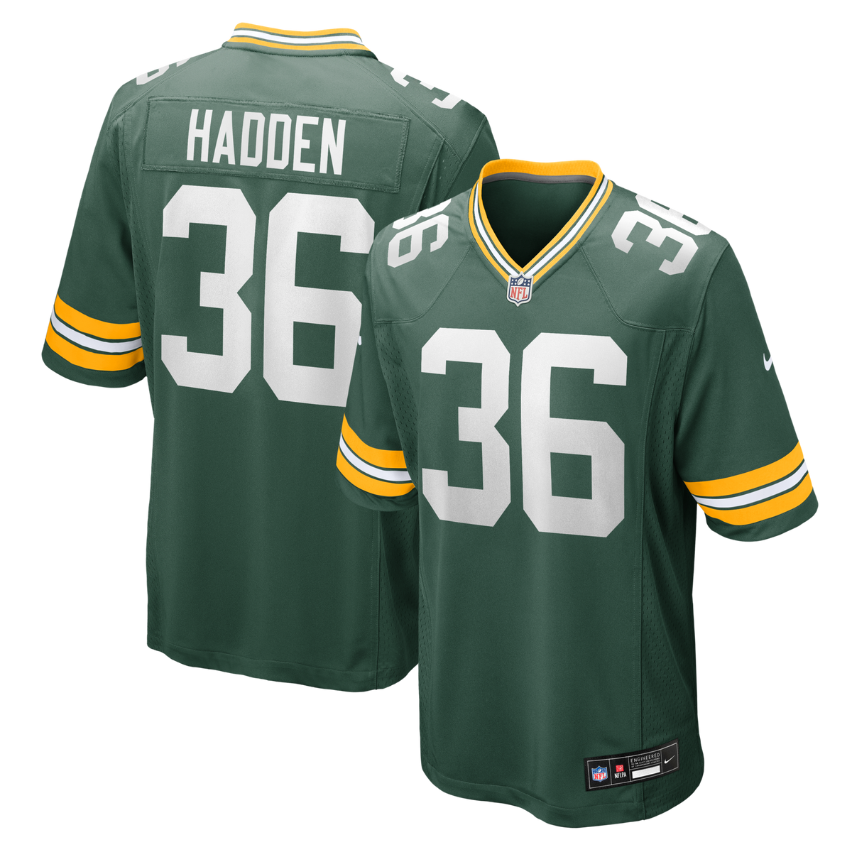 Green Bay Packers Kamal Hadden Green Team Game Jersey