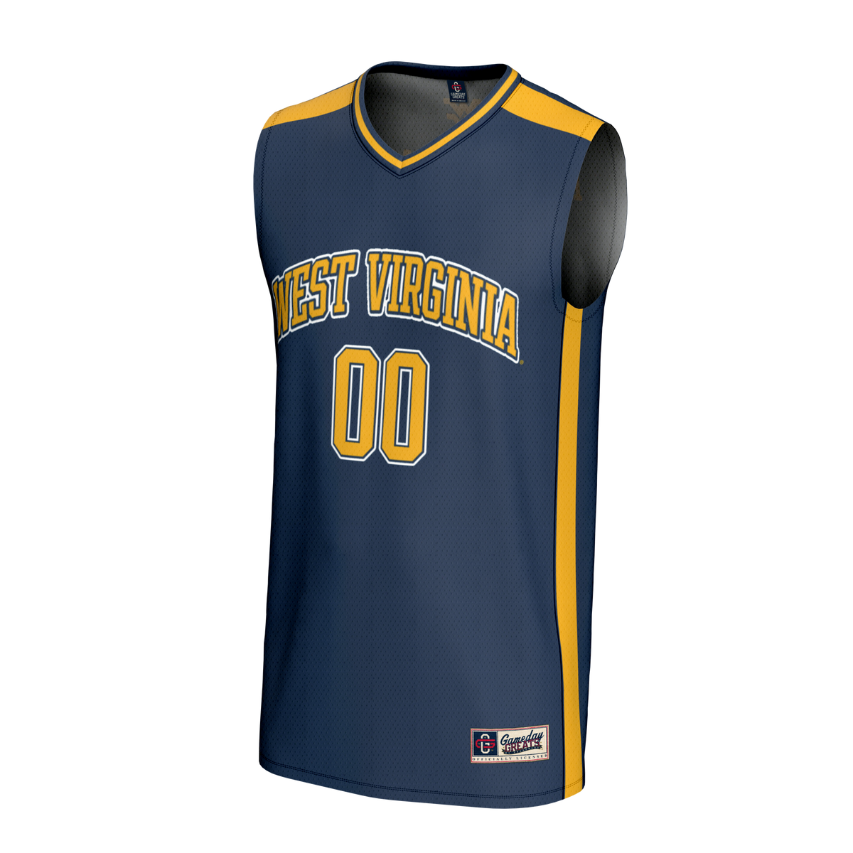 West Virginia Mountaineers GameDay Greats NIL Pick-A-Player Lightweight Basketball Fashion Jersey - Navy