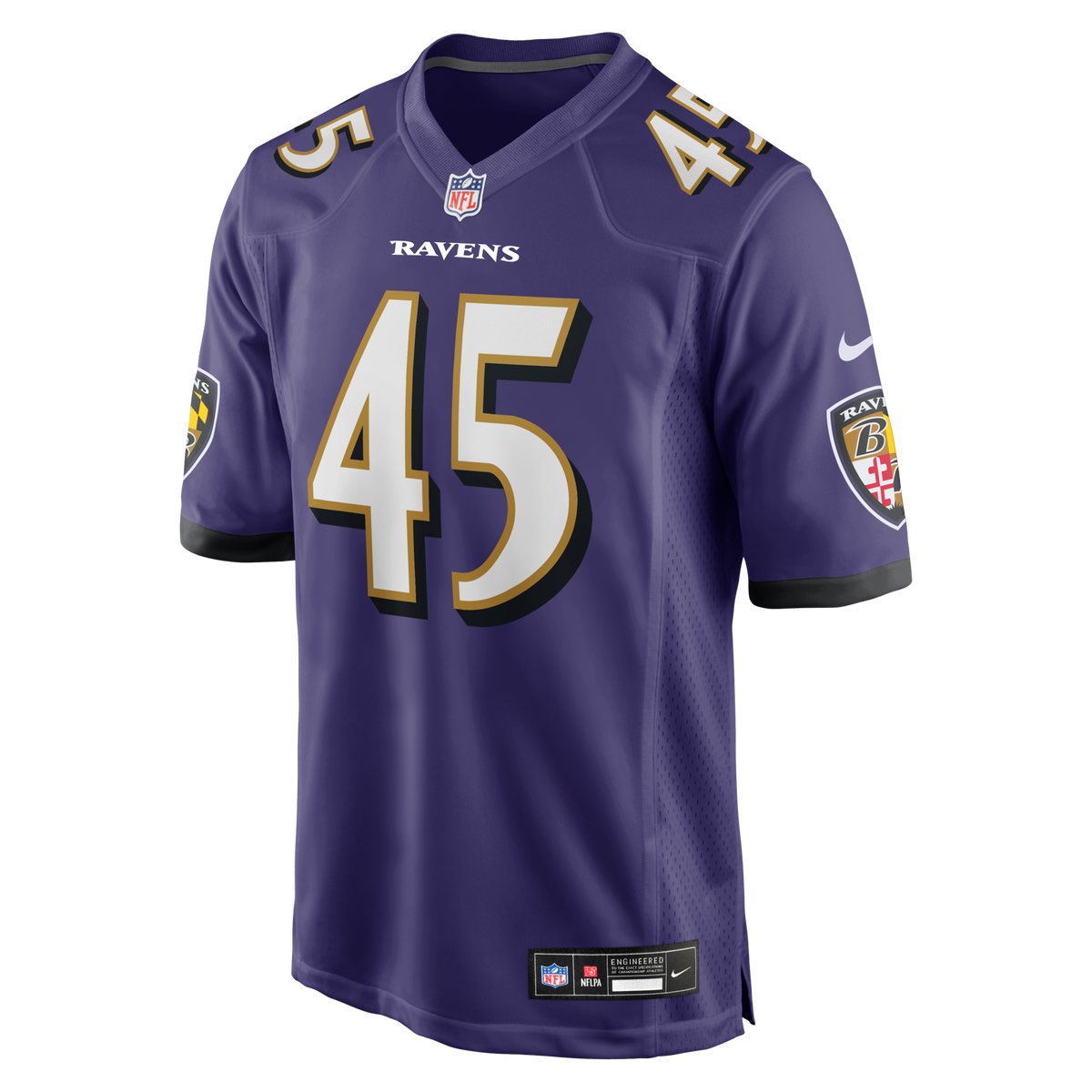 Baltimore Ravens Mike Green Purple Team Game Jersey