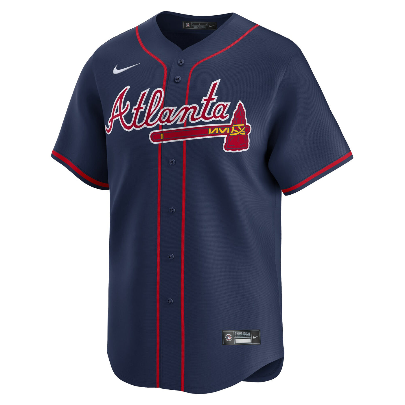 Atlanta Braves Ronald Acuña Jr. Nike Navy Alternate Limited Jersey