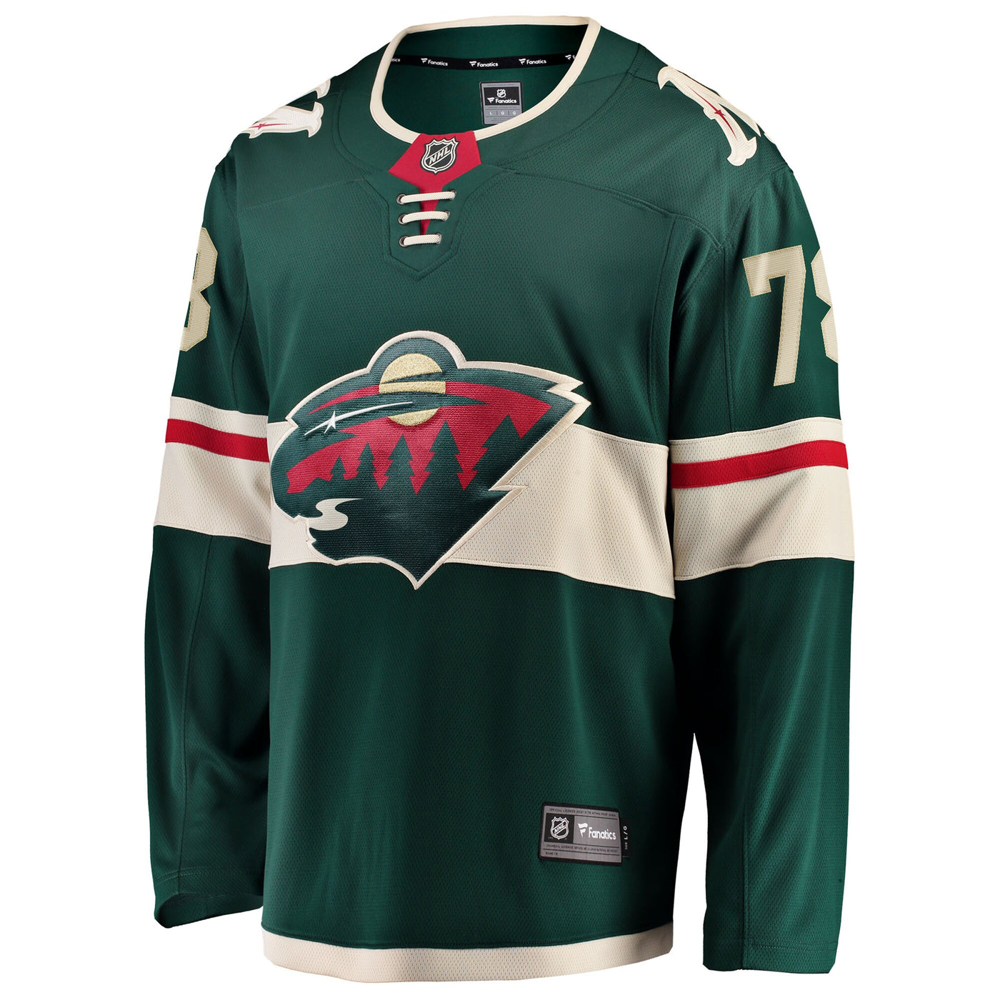 Minnesota Wild Nico Sturm Fanatics Green Home Breakaway Jersey