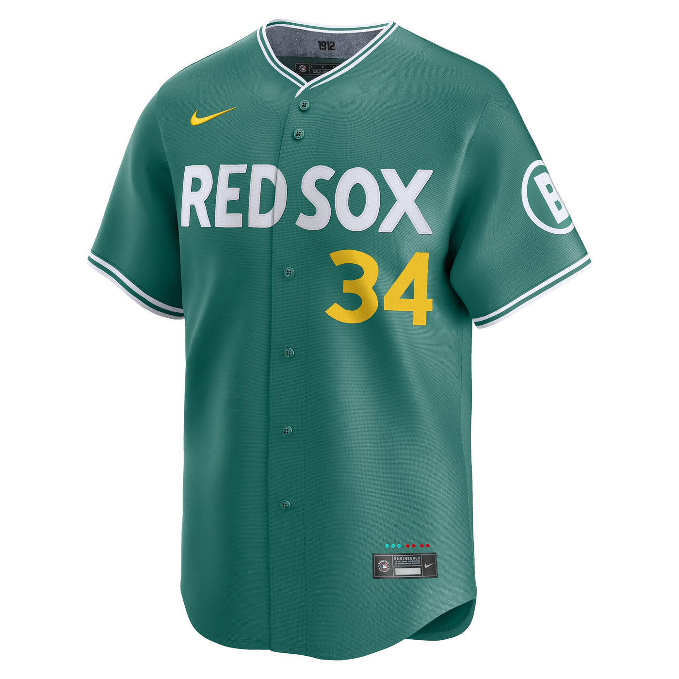Boston Red Sox David Ortiz Nike Green 2025 City Connect Limited Retired Player Jersey
