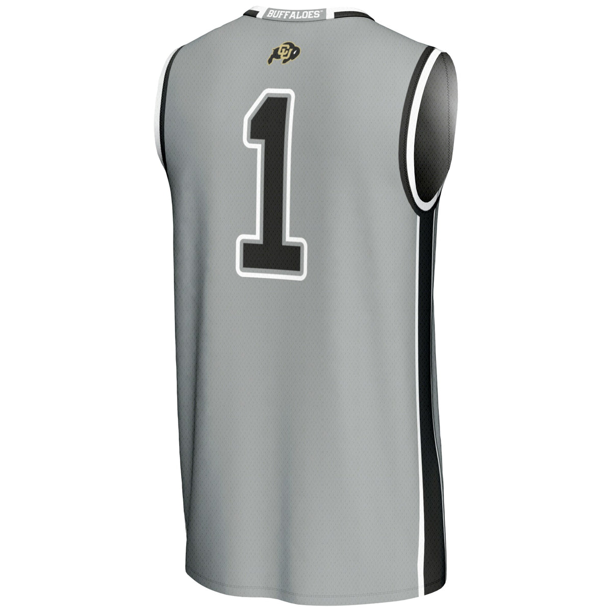 #1 Colorado Buffaloes GameDay Greats Replica Lightweight Basketball Jersey - Gray
