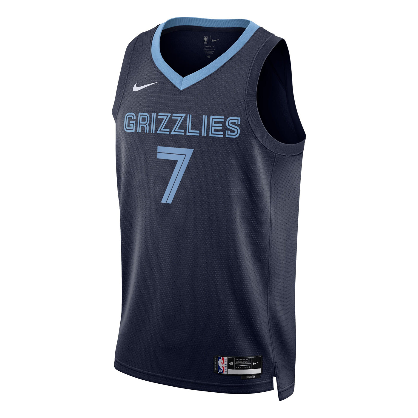 Memphis Grizzlies Nike Icon Edition Swingman Jersey - Navy - Santi Aldama