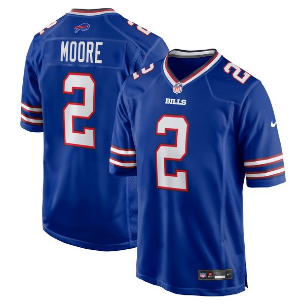 Buffalo Bills D.J. Moore Nike Royal Game Jersey