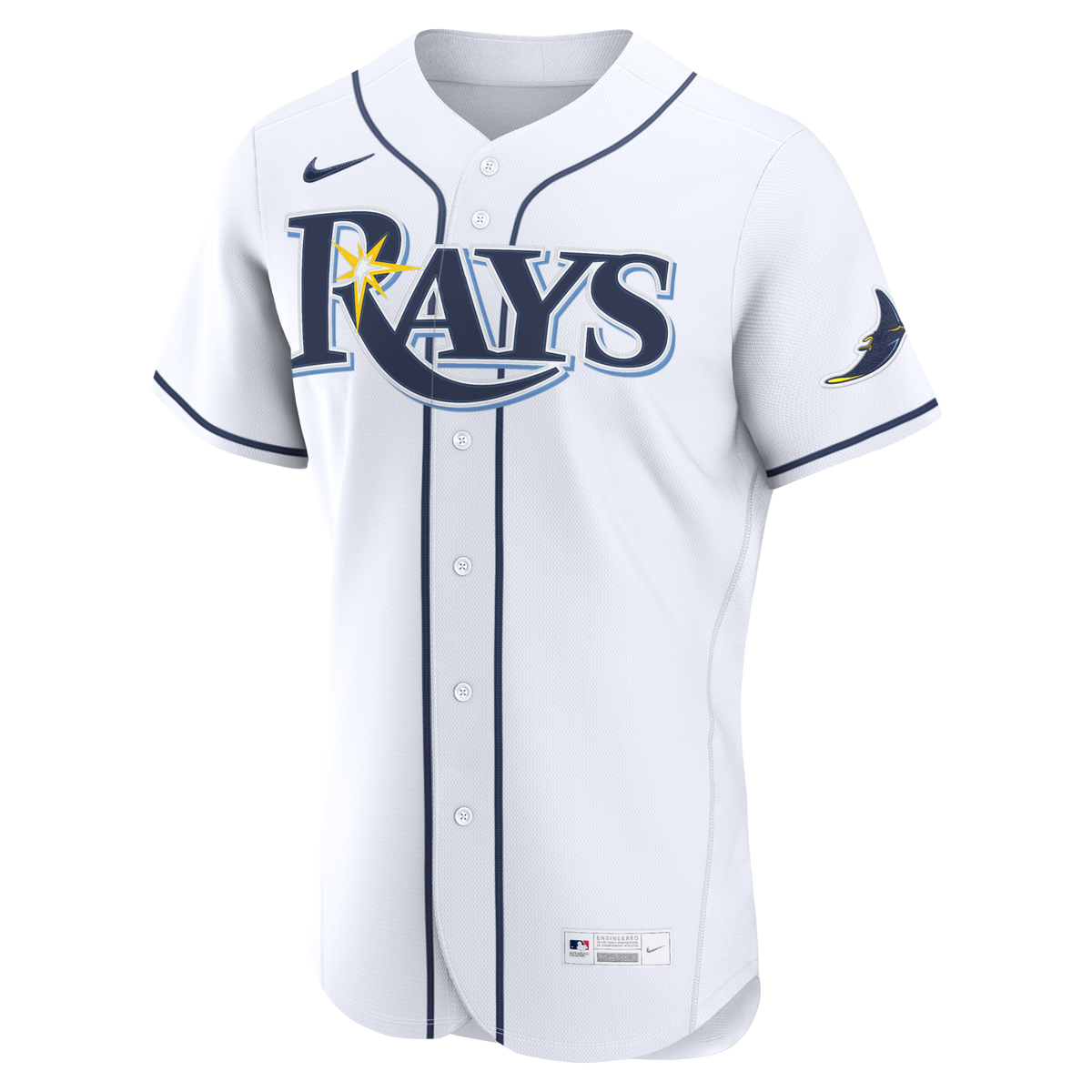 Tampa Bay Rays White Home Authentic Jersey