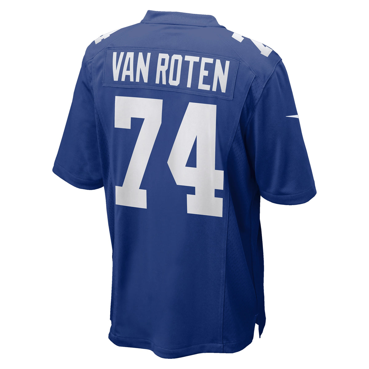 New York Giants Greg Van Roten Royal Team Game Jersey