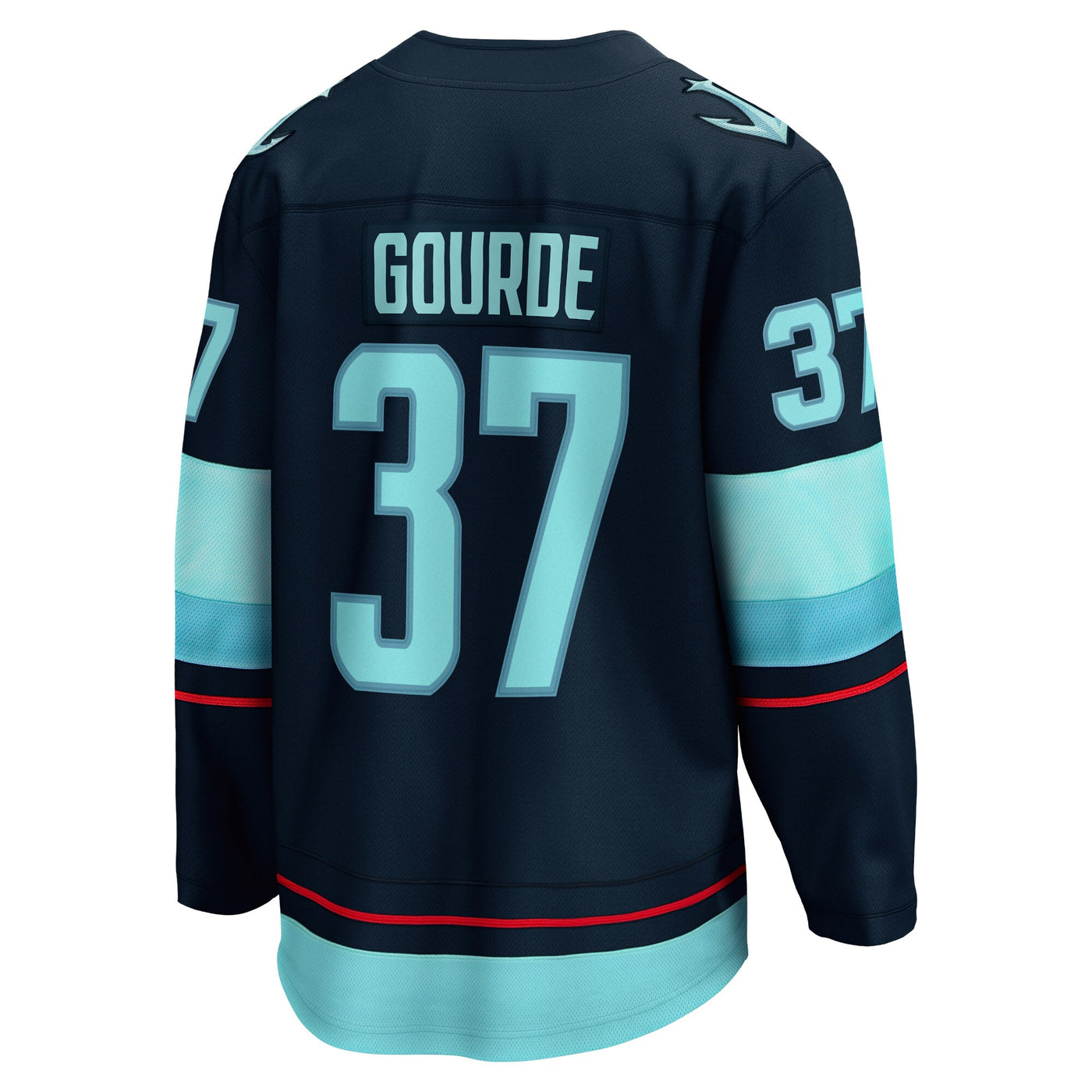 Seattle Kraken Yanni Gourde Fanatics Deep Sea Blue Home Breakaway Player Jersey