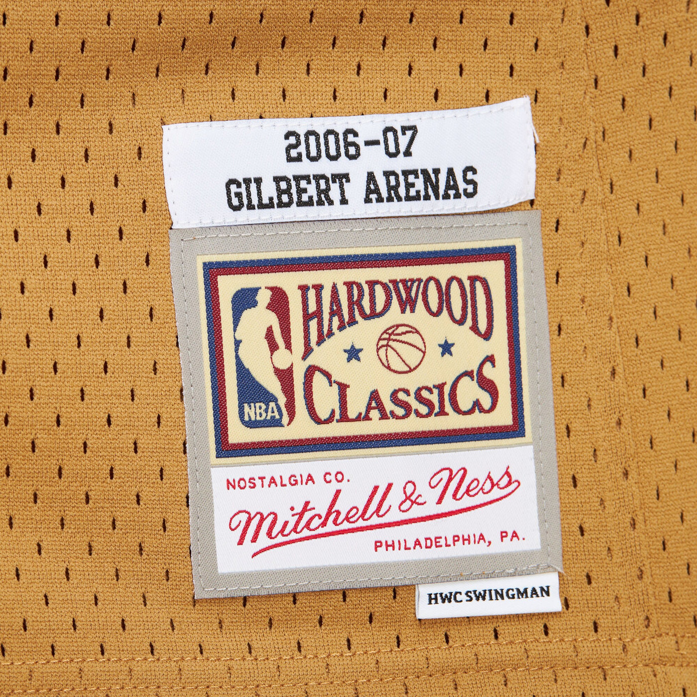 Washington Wizards Mitchell & Ness Gilbert Arenas 2006 Authentic Jersey - Gold